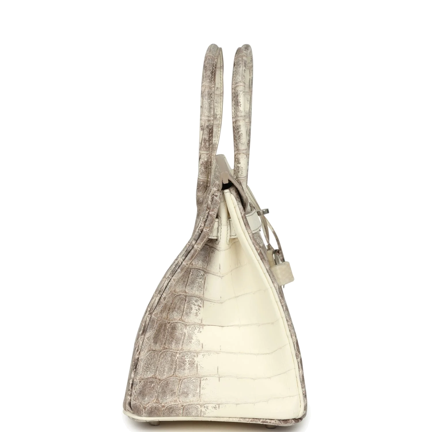 Hermes Birkin 30 Himalaya Niloticus Crocodile Palladium Hardware Гималайский Niloticus — фото 4