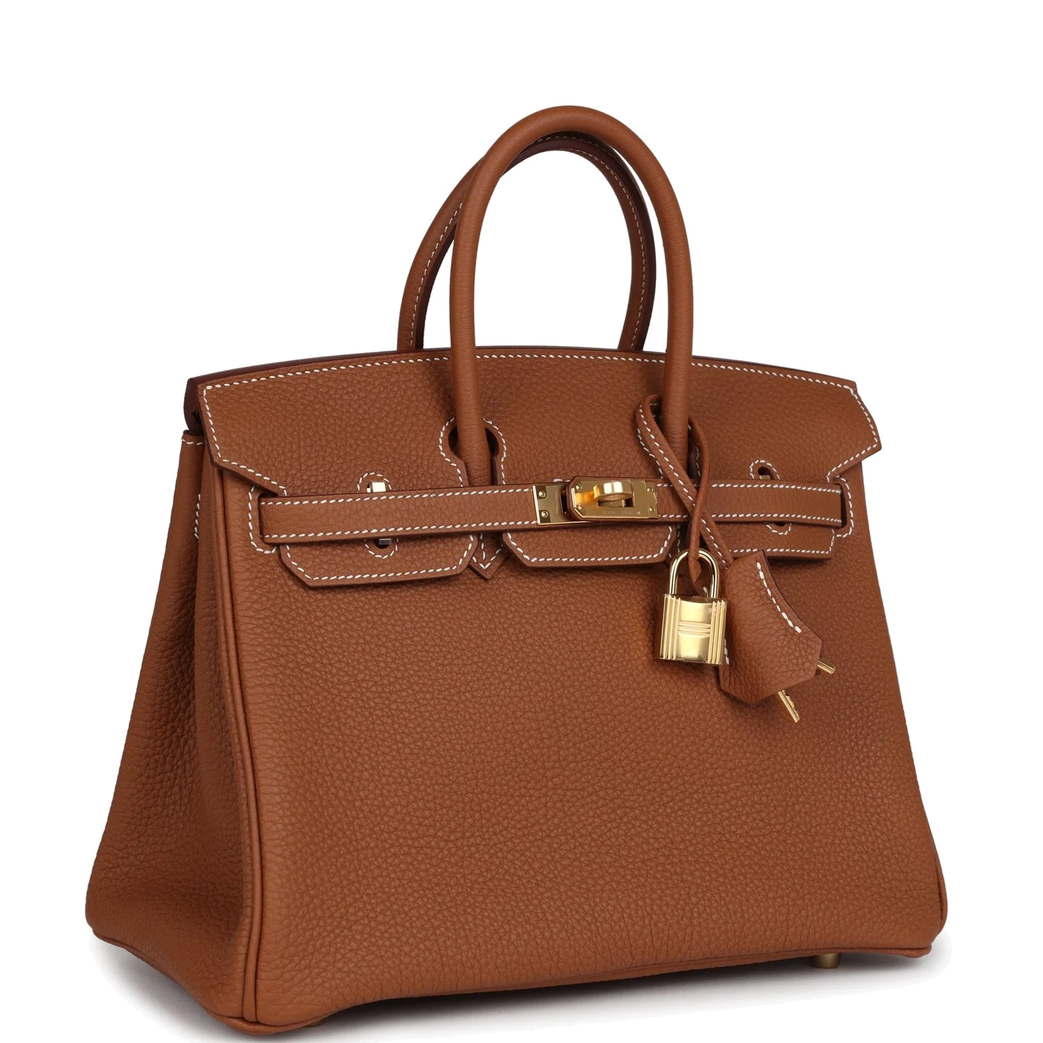 Hermes Birkin 25 Gold Togo Gold Hardware Золотой Togo — фото 3