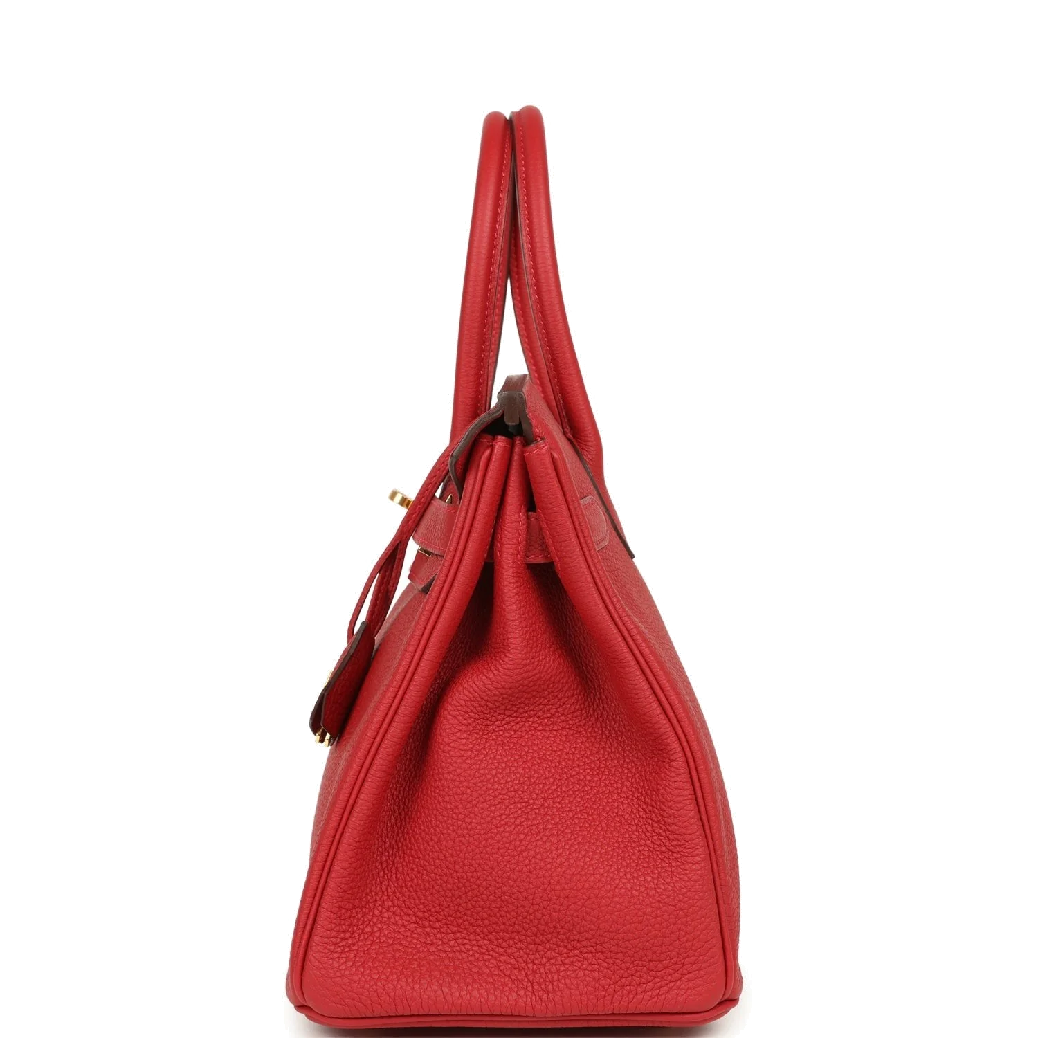 Hermes Birkin 30 Rouge Casaque Togo Gold Hardware Красный Казак — фото 4