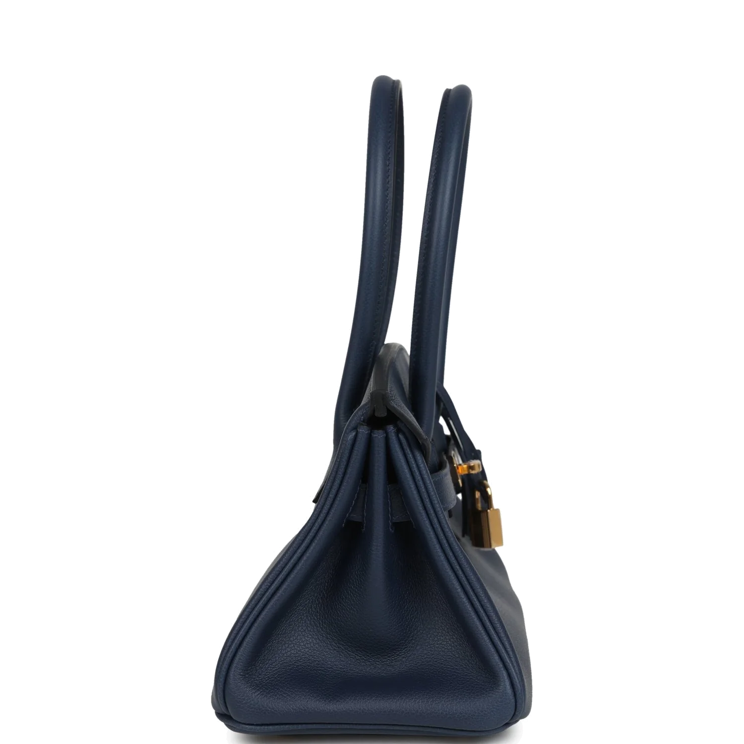 Hermes Shoulder Birkin Light 29 Bleu Abysse Evercolor Gold Hardware — фото 4