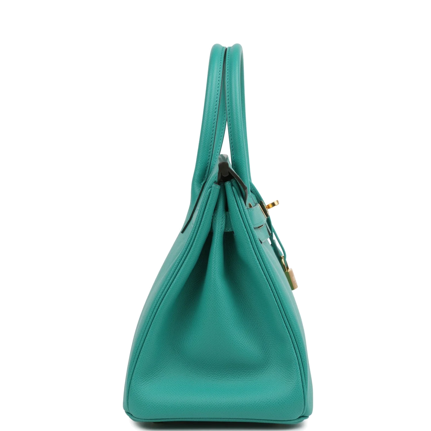 Hermes Birkin 30 Vert Verone Epsom Gold Hardware Зеленый Верон — фото 4