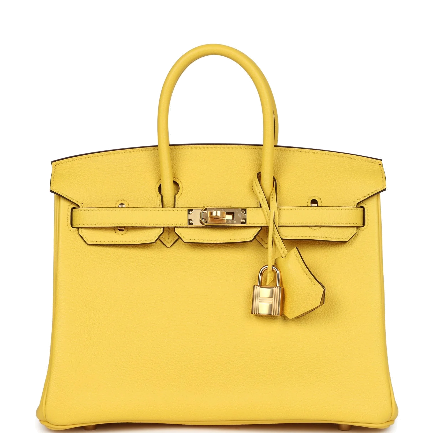 Hermes Birkin 25 Jaune de Naples Togo Gold Hardware Желтый — фото 2