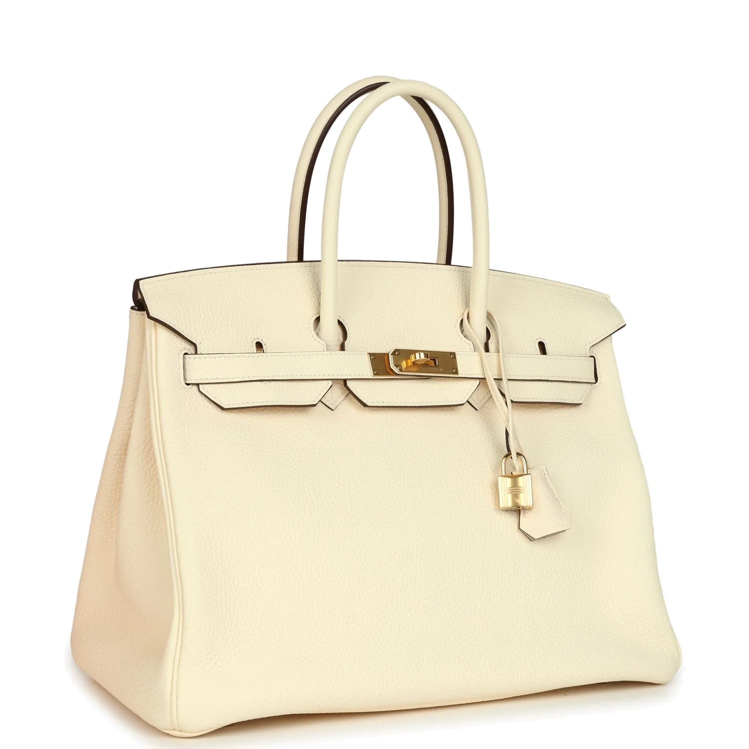 Hermes Birkin 35 Nata Clemence Gold Hardware Ната Clemence — фото 3