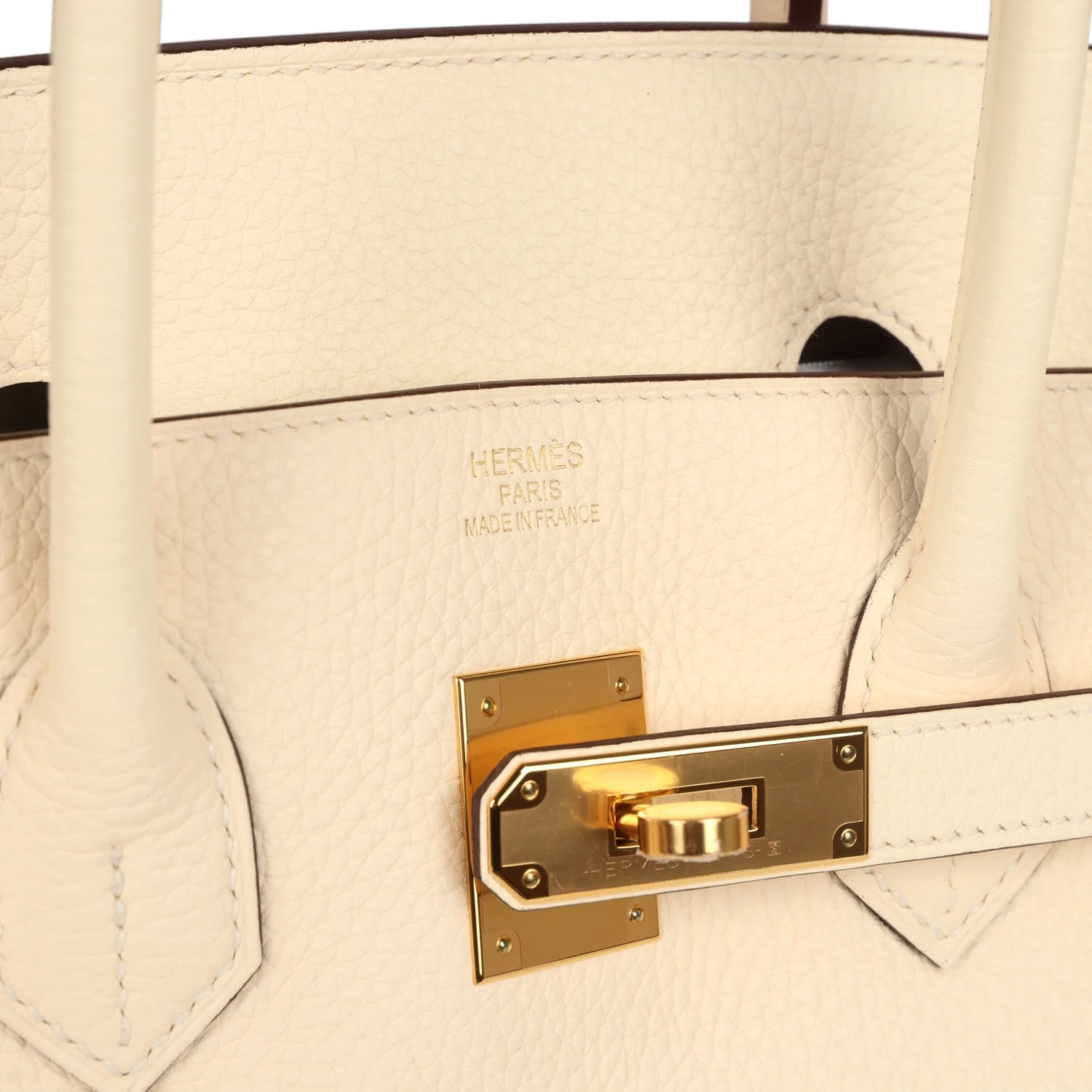 Hermes Birkin 35 Nata Clemence Gold Hardware Ната Clemence — фото 8