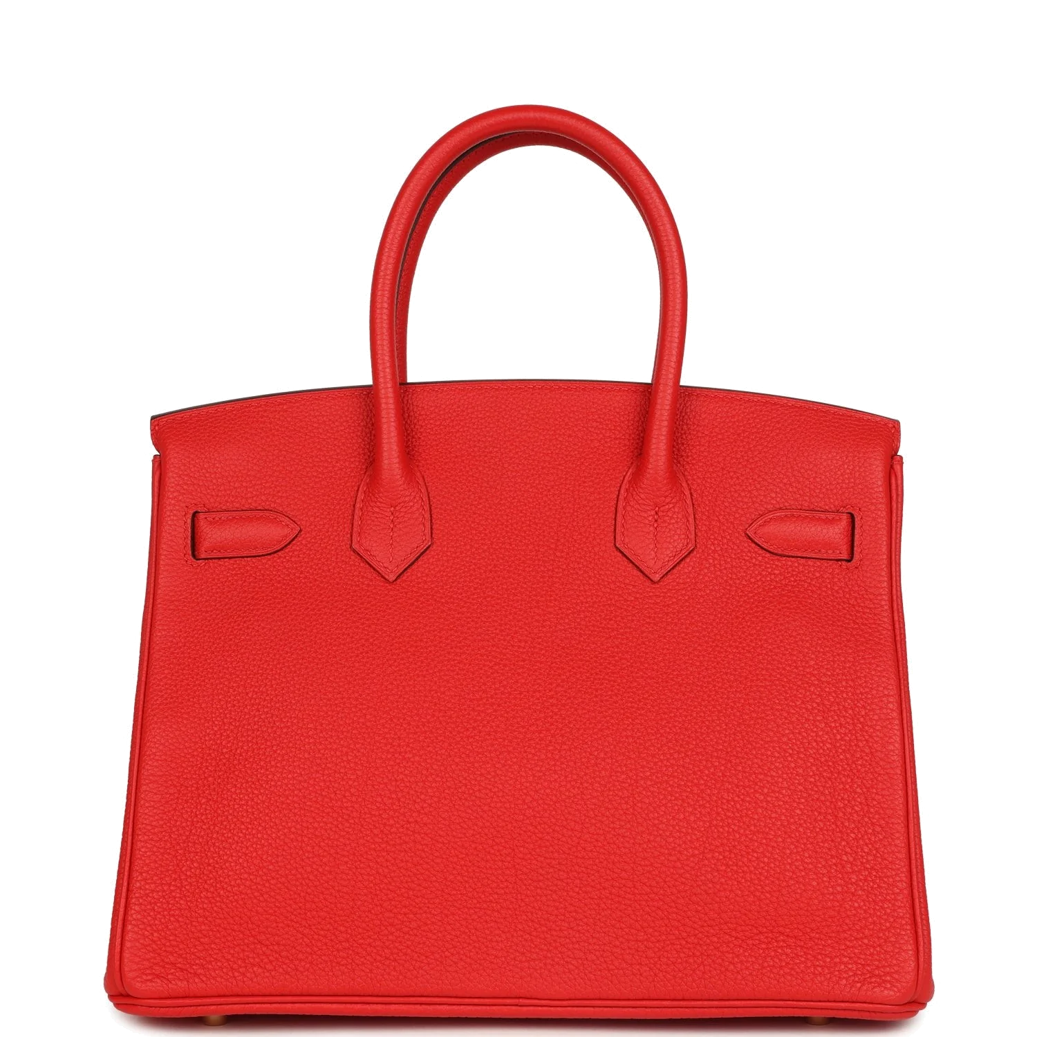 Hermes Birkin 30 Rouge de Coeur Togo Gold Hardware Красный — фото 5
