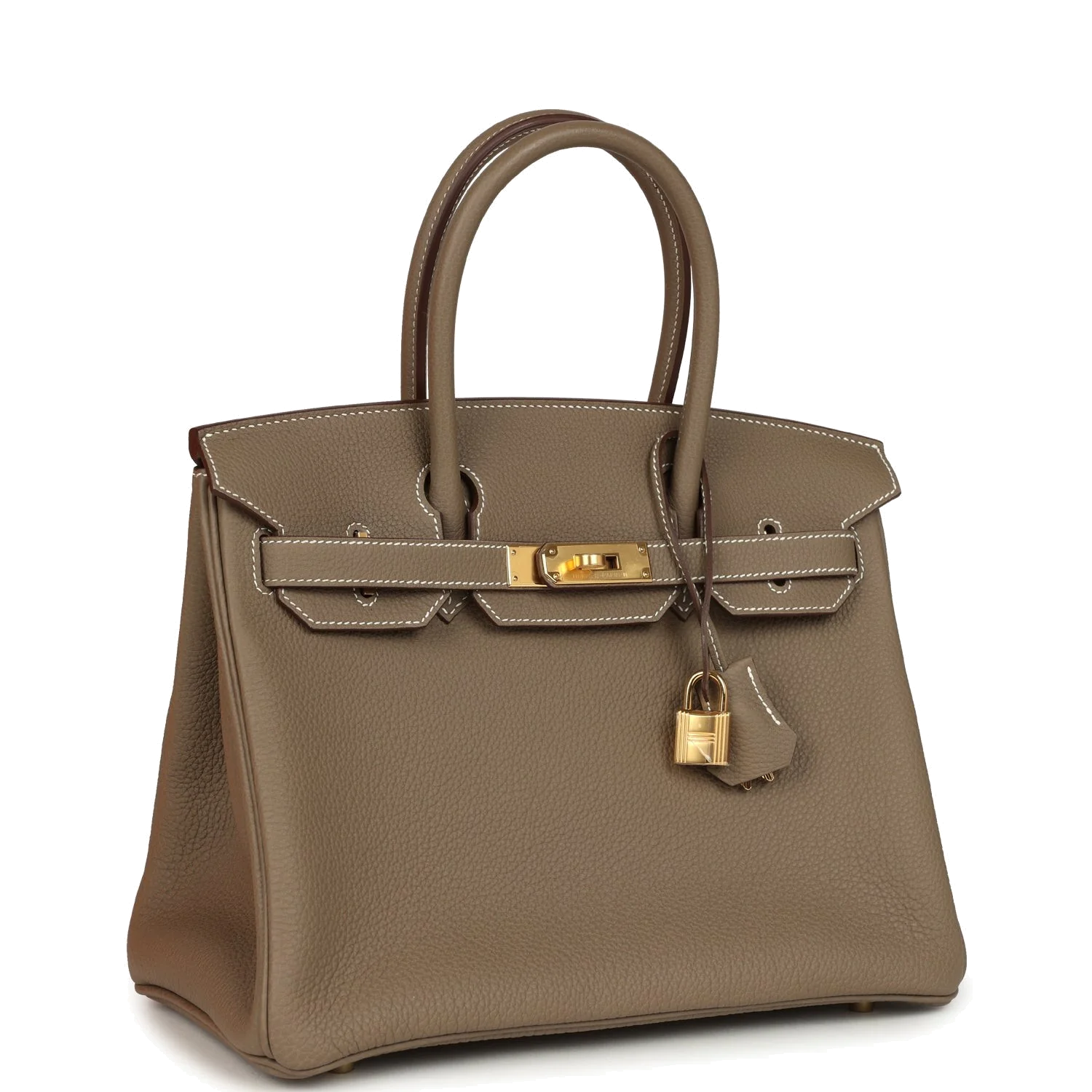 Hermes Birkin 30 Etoupe Togo Gold Hardware Этуп Togo — фото 3