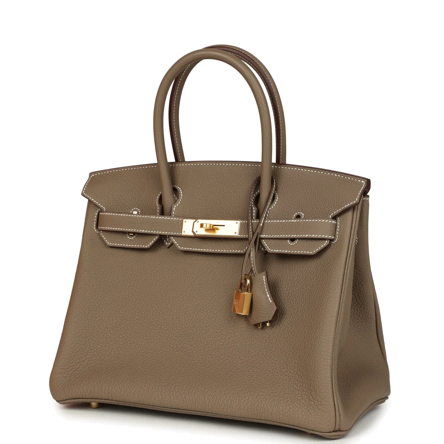 Hermes Birkin 30 Etoupe Togo Gold Hardware Этуп Togo — фото 4