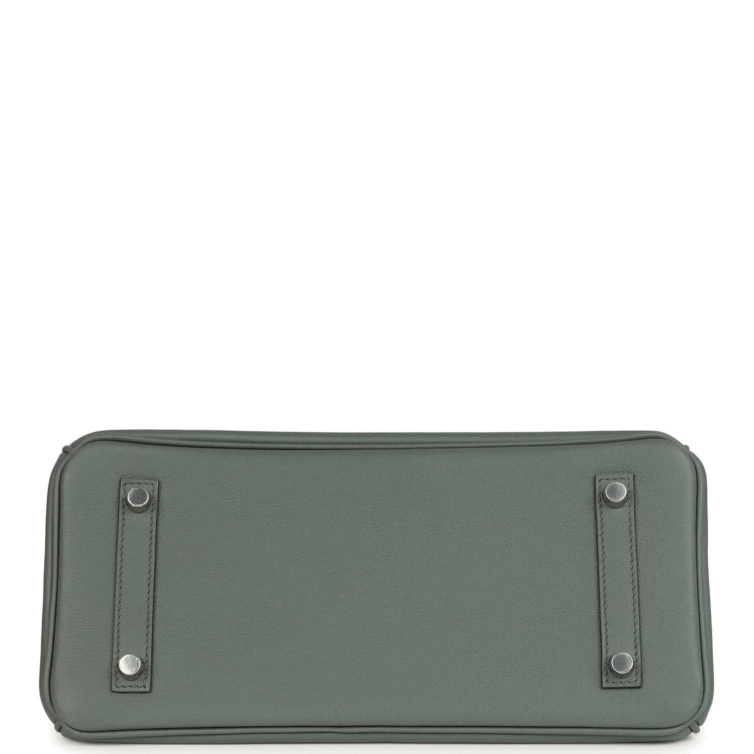 Hermes Shoulder Birkin Light 29 Vert Amande Evercolor Palladium Hardware — фото 7
