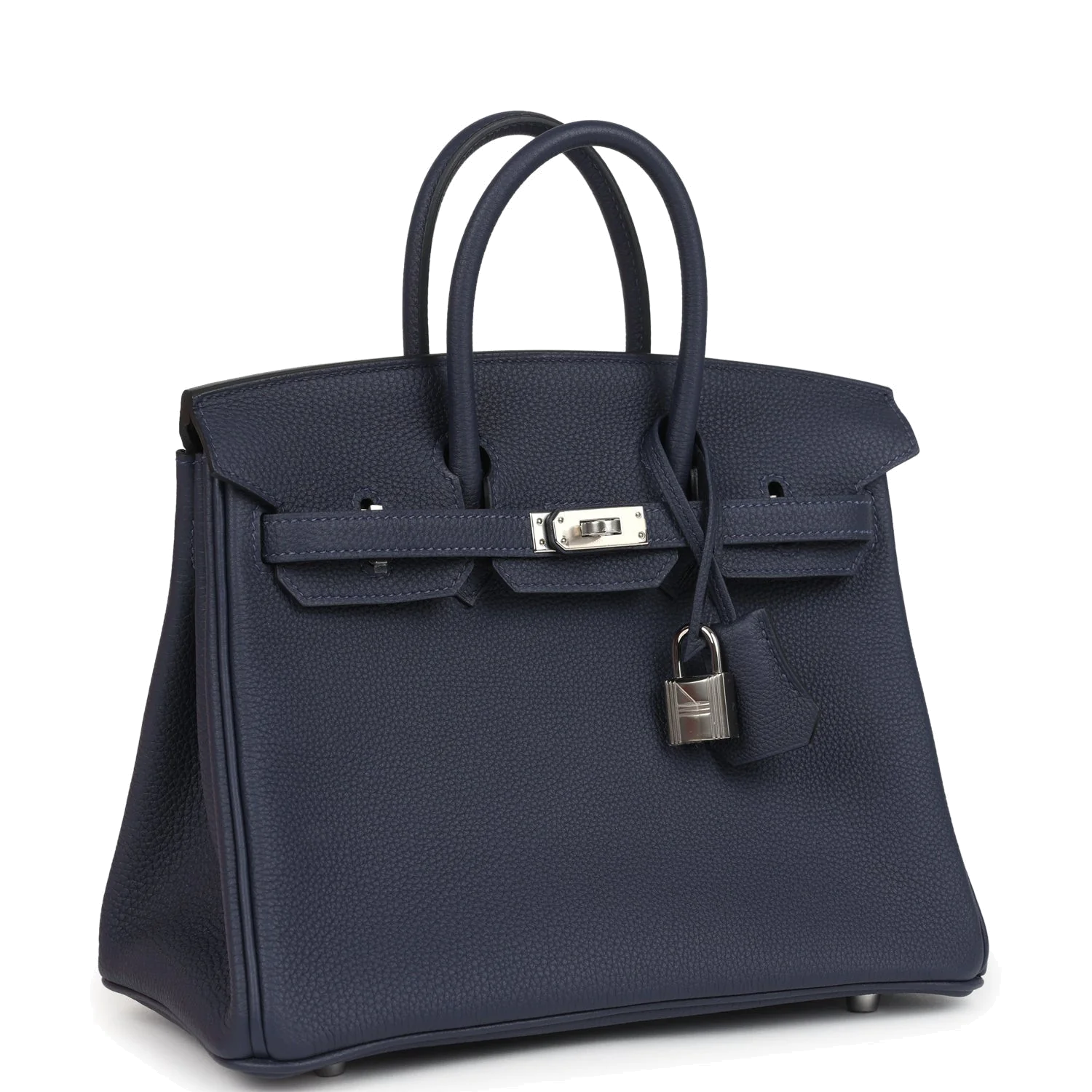 Hermes Birkin 25 Bleu Nuit Togo Palladium Hardware Синий ночной — фото 3