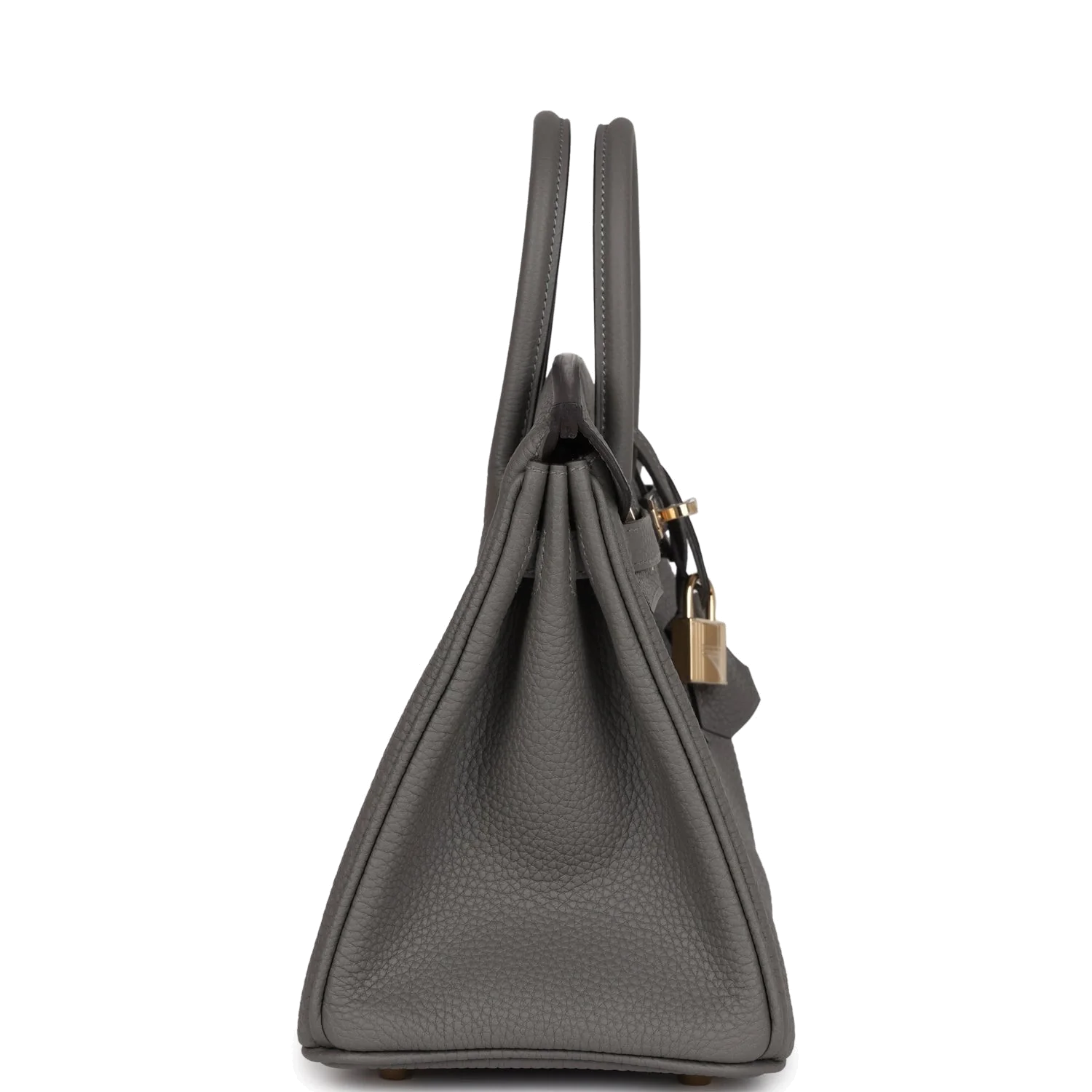 Hermes Birkin 25 Gris Meyer Togo Permabrass Hardware Серый Мейер — фото 4