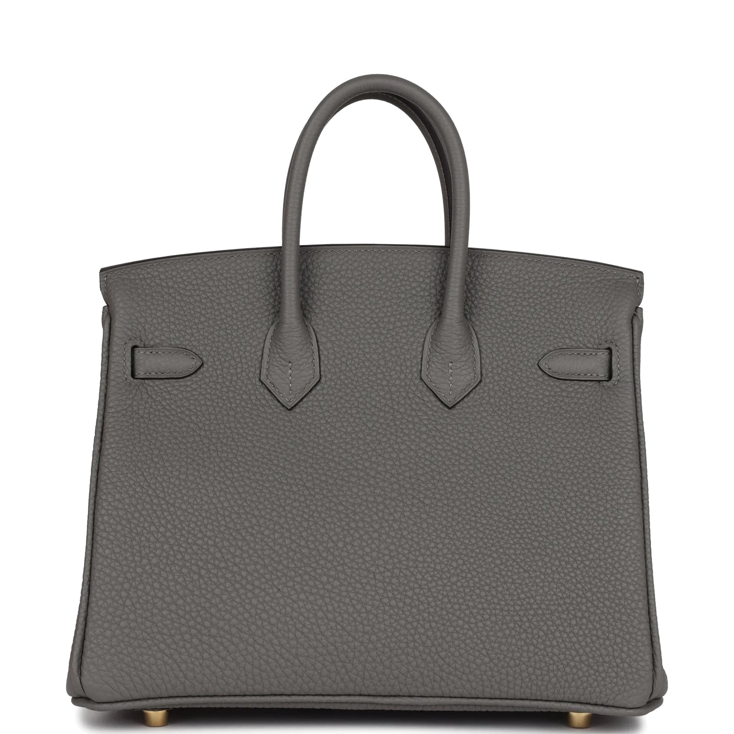 Hermes Birkin 25 Gris Meyer Togo Permabrass Hardware Серый Мейер — фото 5