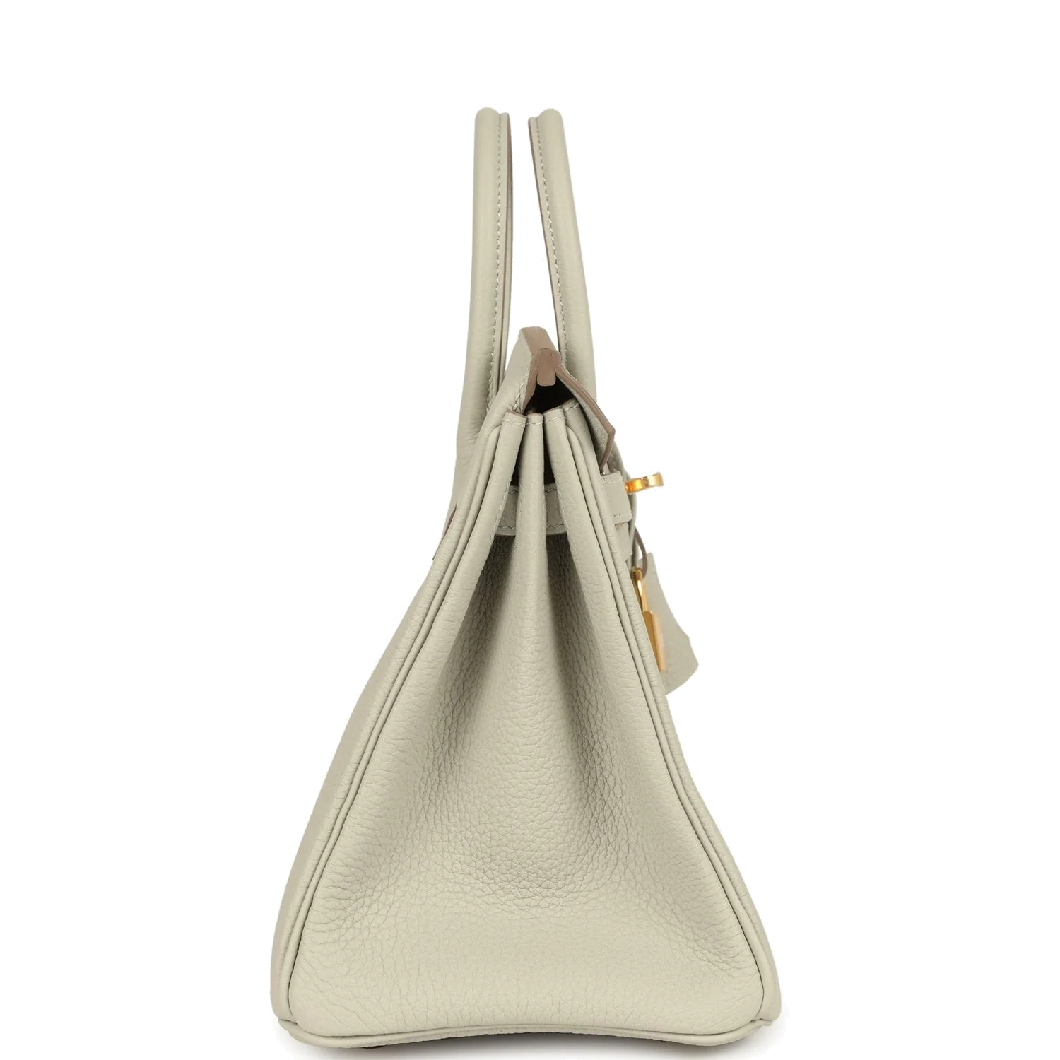 Hermes Birkin 25 Gris Perle Togo Gold Hardware Серый жемчужный — фото 4