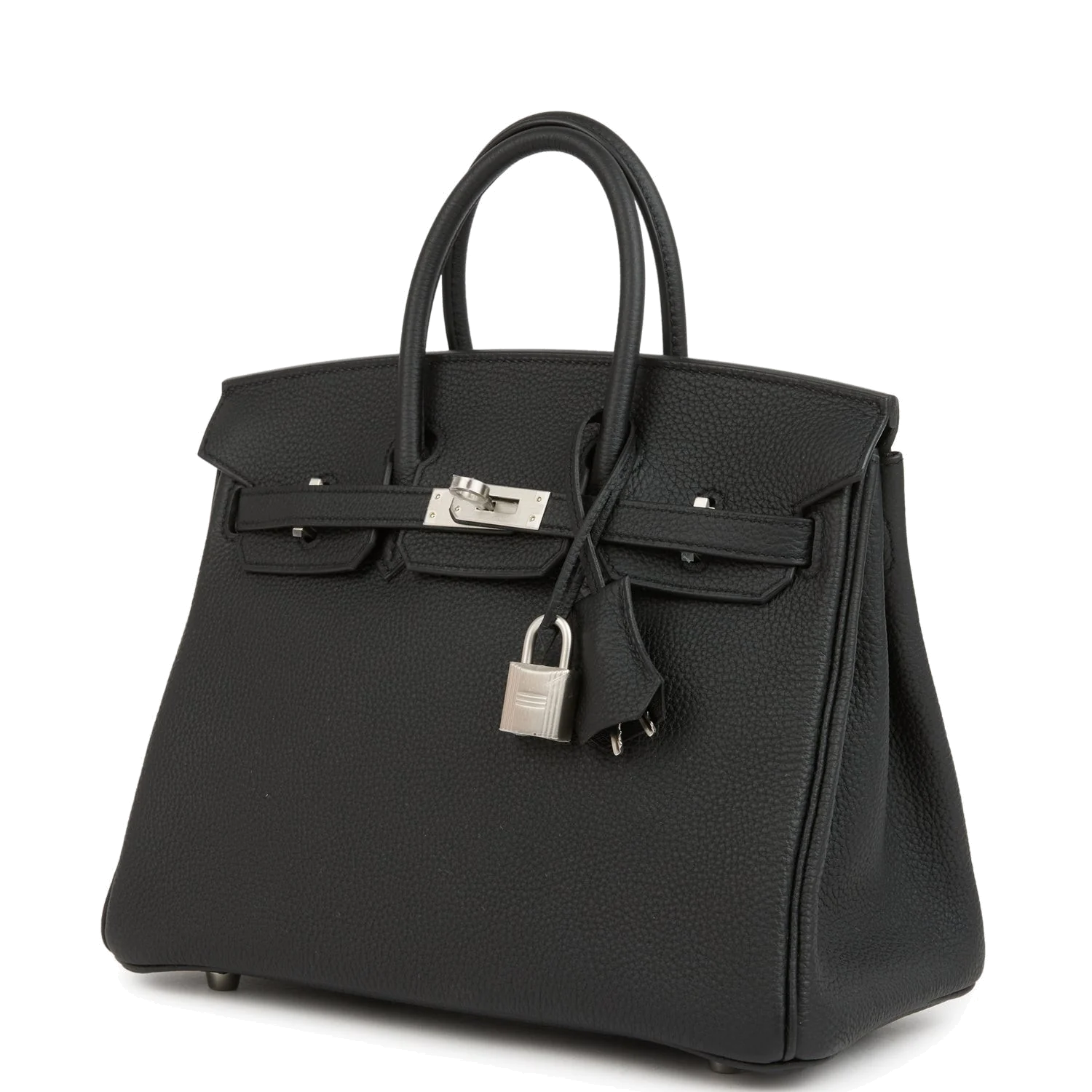 Hermes Birkin 25 Black Togo Brushed Palladium Hardware Черный Togo — фото 6