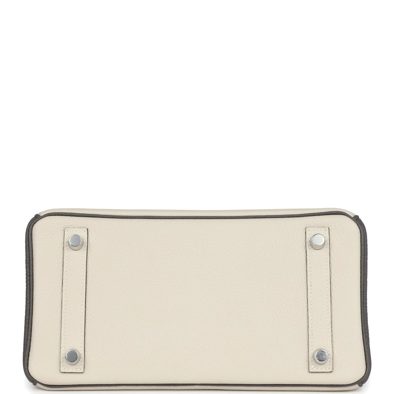 Hermes Special Order (HSS) Birkin 25 Beton and Etain Togo Brushed Palladium Hardware Бетон — фото 7