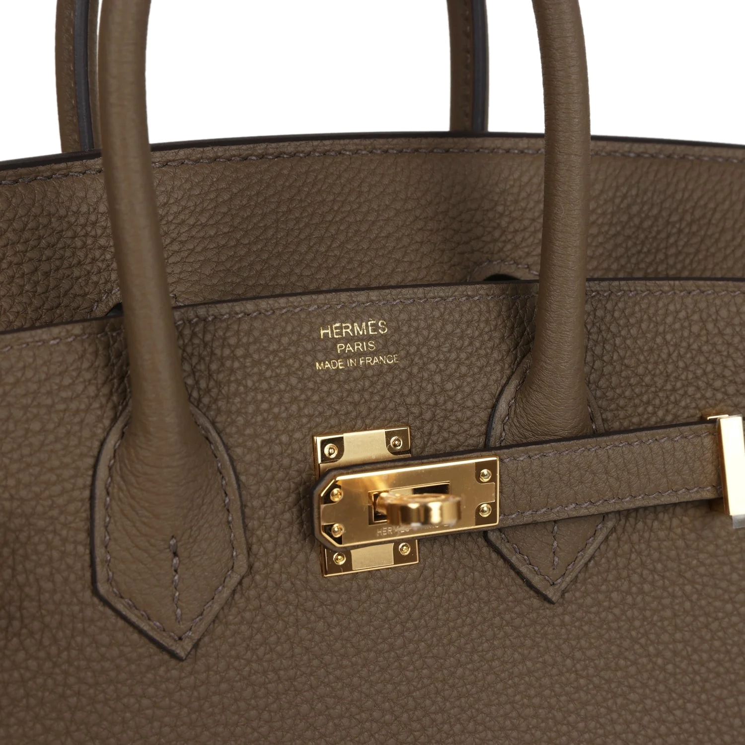 Hermes Birkin 25 Toundra Verso Togo Gold Hardware Тундра Verso — фото 8