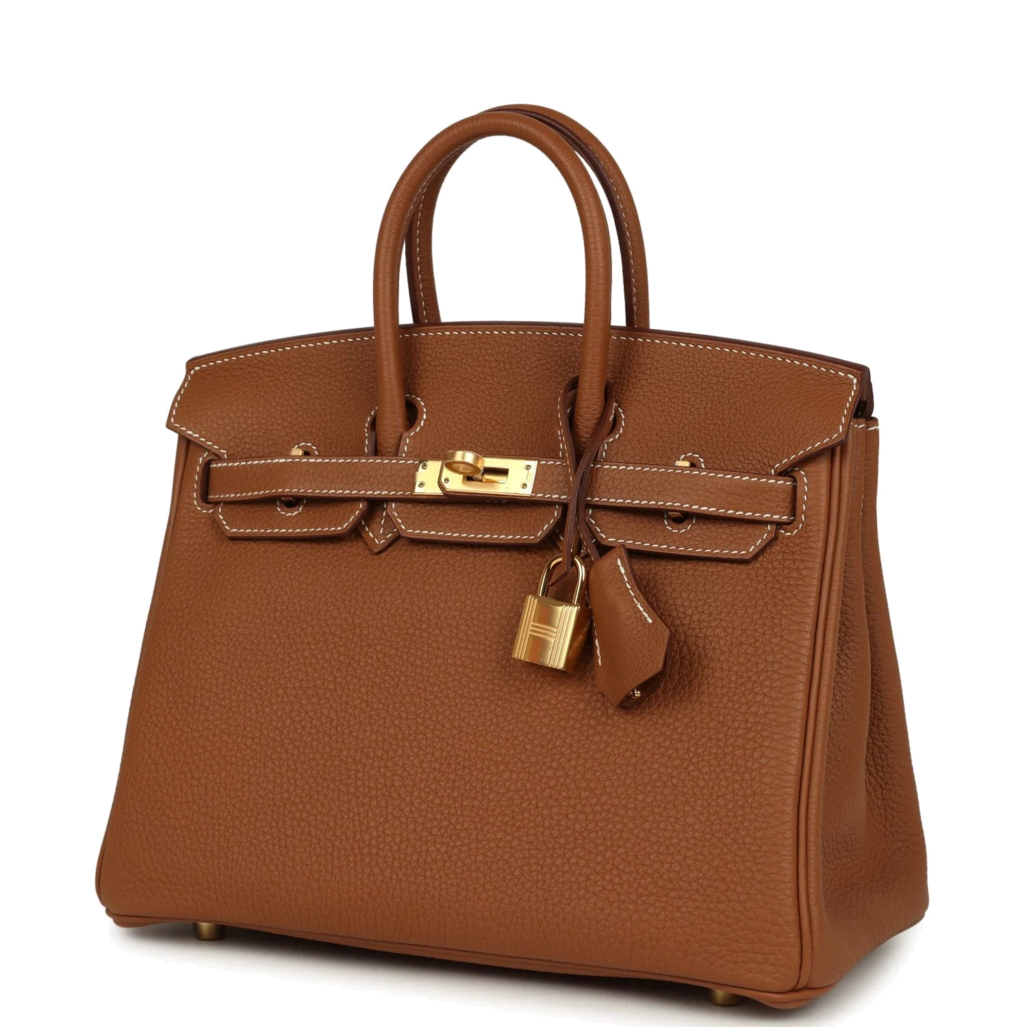 Hermes Birkin 25 Gold Togo Gold Hardware Золотой Togo — фото 4