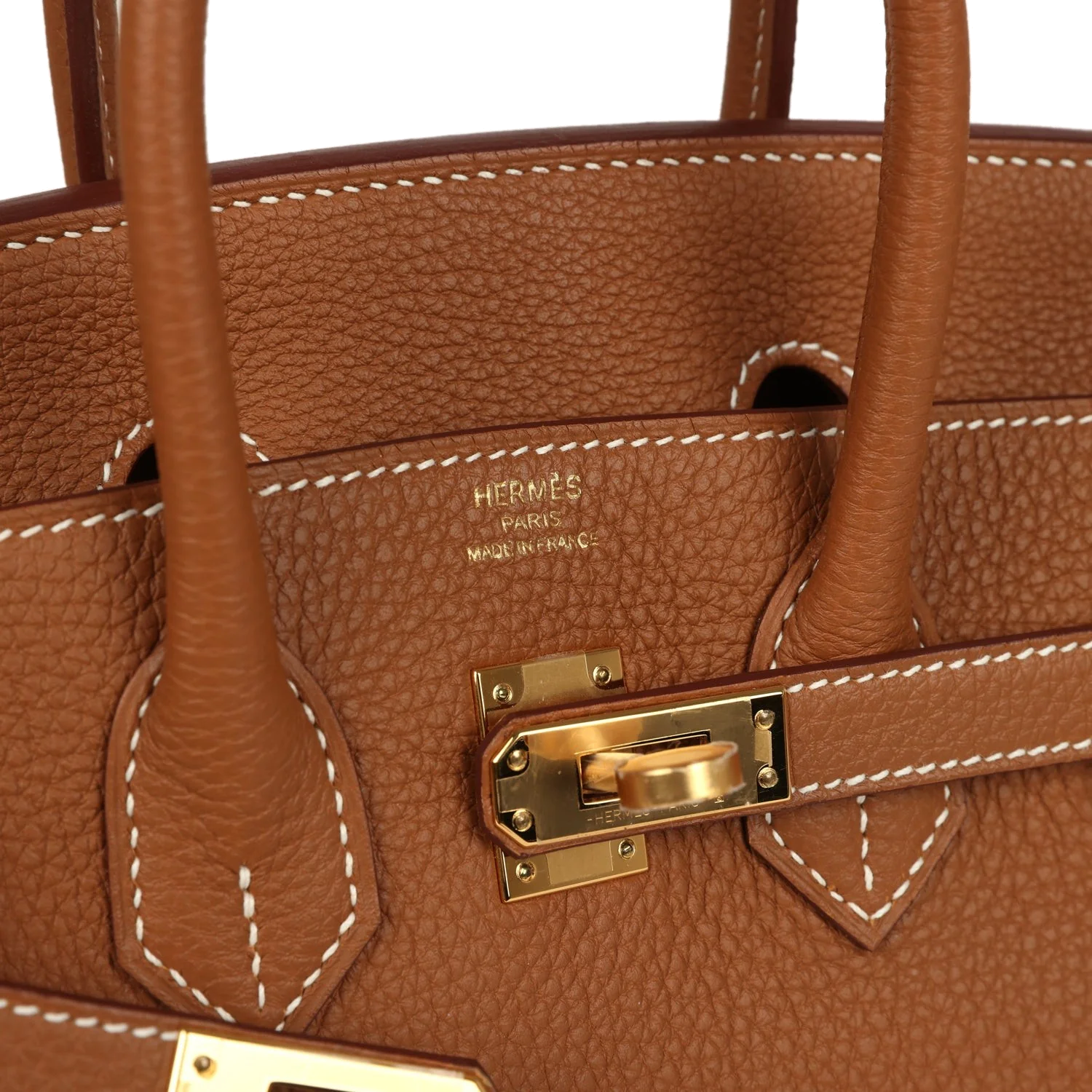 Hermes Birkin 25 Gold Togo Gold Hardware Золотой Togo — фото 8