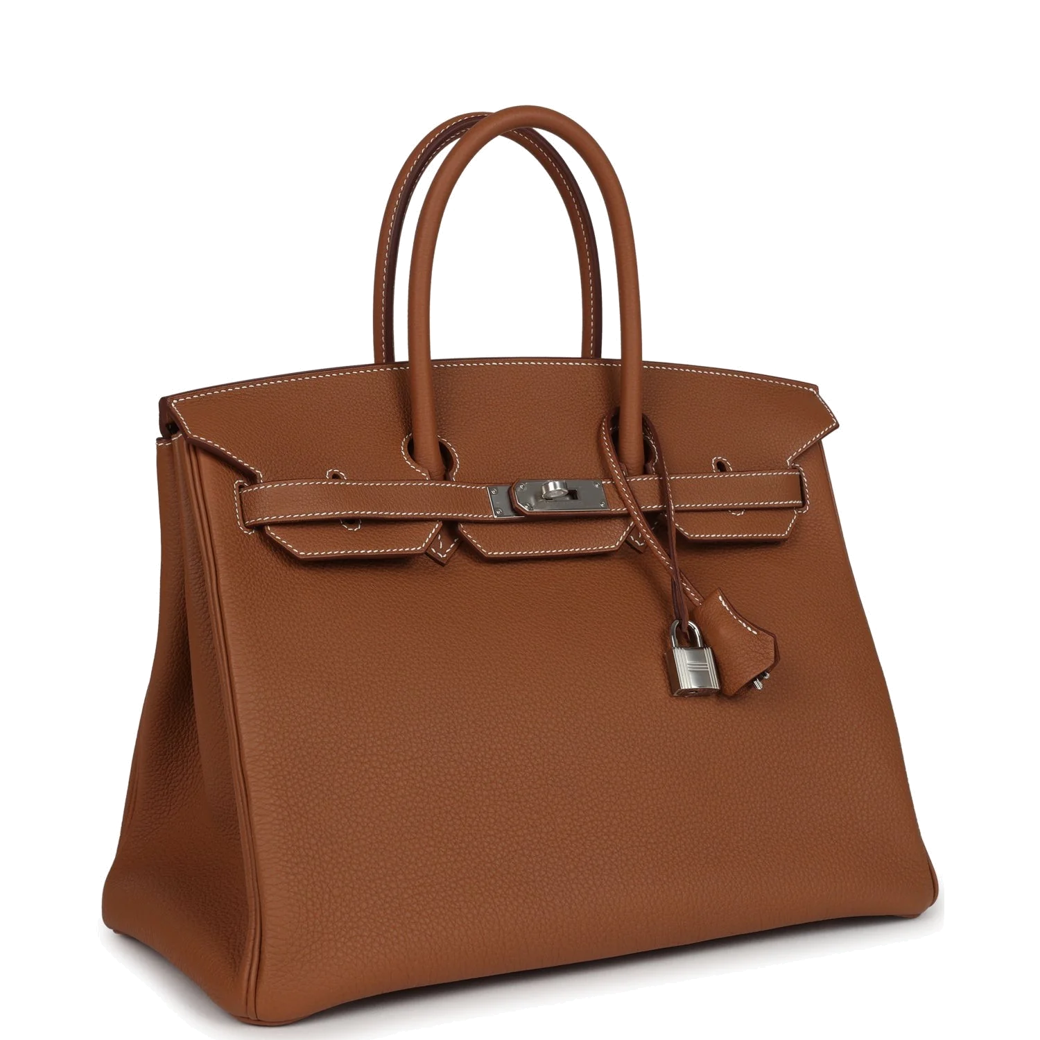 Hermes Birkin 35 Gold Togo Palladium Hardware Золотой Togo — фото 3