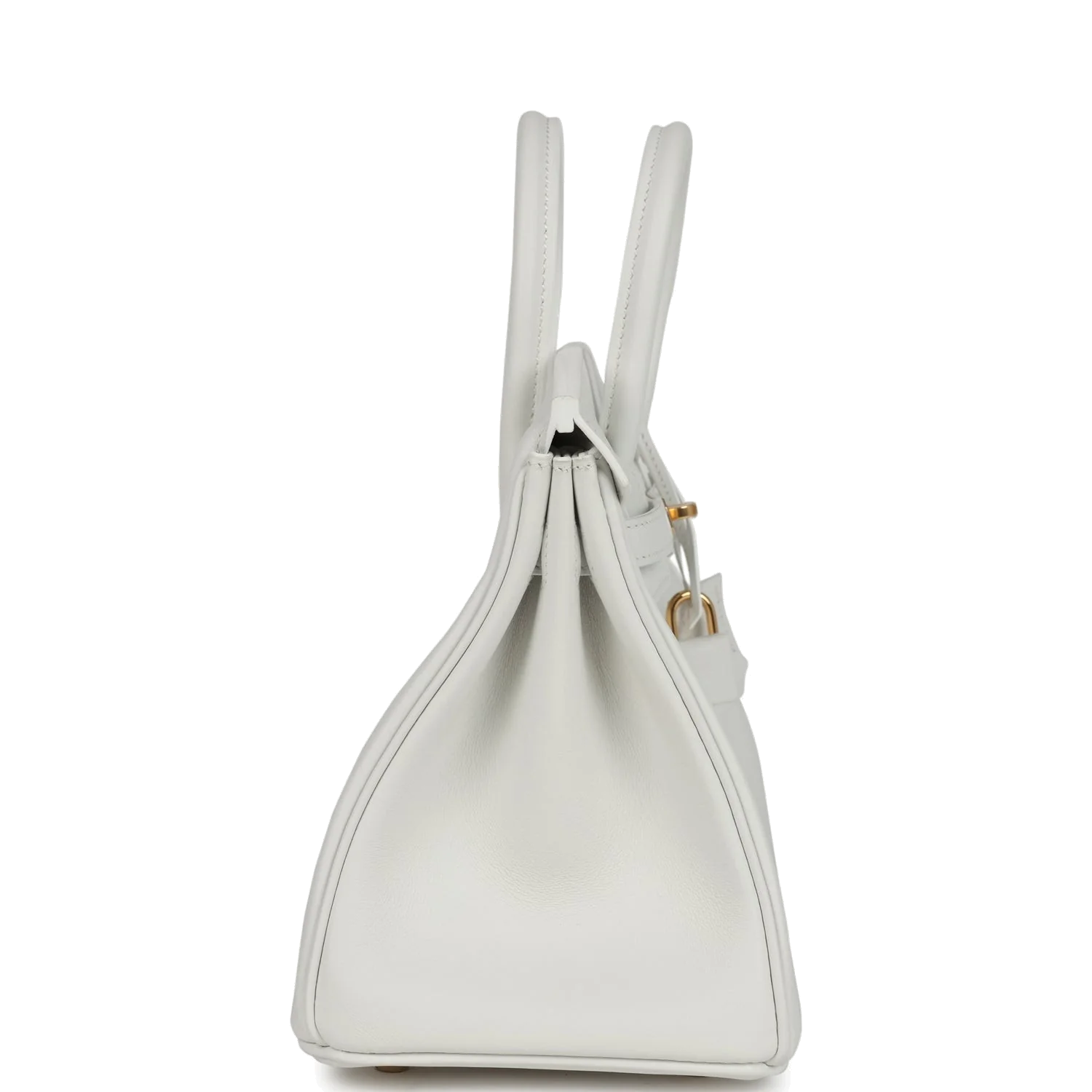 Hermes Birkin 25 New White Swift Gold Hardware Белый Swift — фото 4