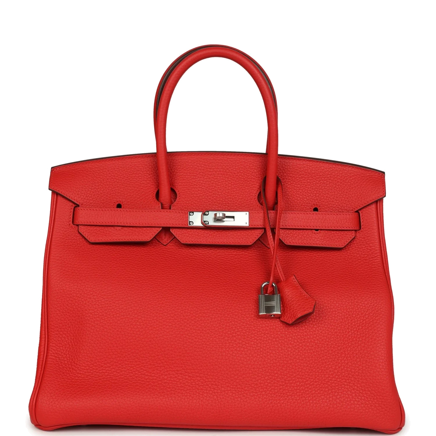 Hermes Birkin 35 Rouge Tomate Togo Palladium Hardware Красный томат — фото 2