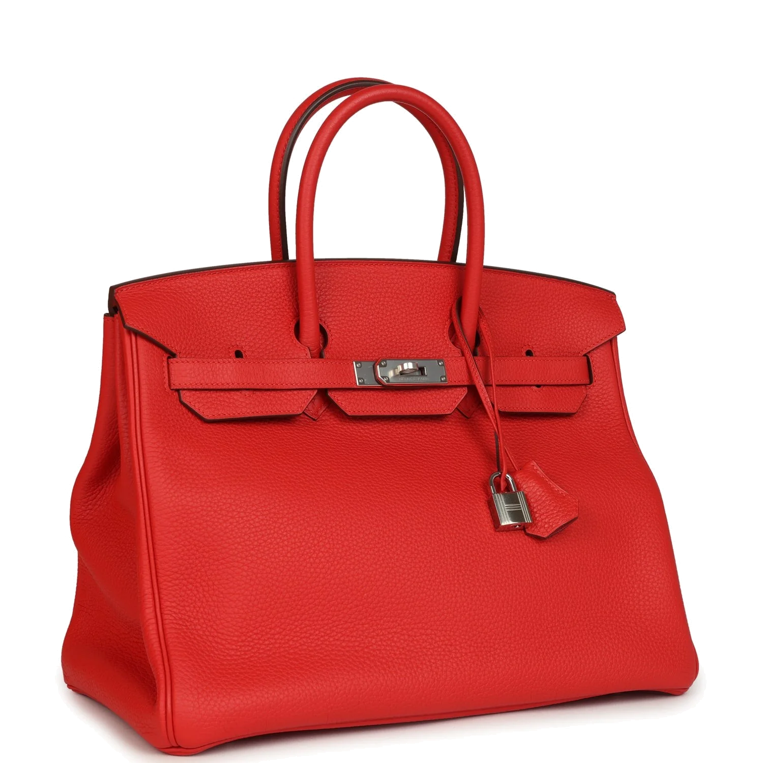Hermes Birkin 35 Rouge Tomate Togo Palladium Hardware Красный томат — фото 3