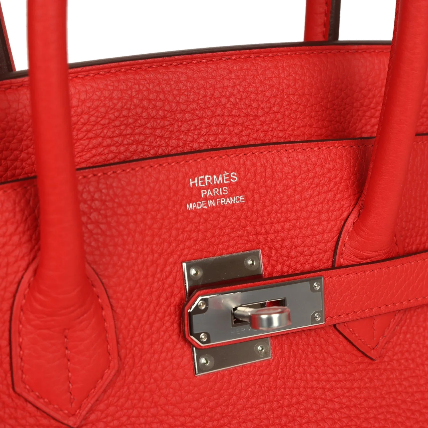 Hermes Birkin 35 Rouge Tomate Togo Palladium Hardware Красный томат — фото 8