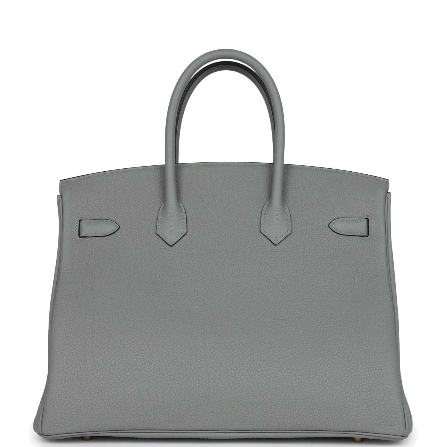 Hermes Birkin 35 Gris Mouette Togo Gold Hardware Серый Муэт — фото 6
