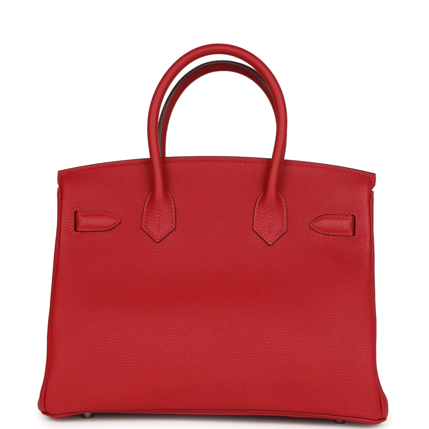 Hermes Birkin 30 Rouge Vif Togo Palladium Hardware Красный яркий — фото 5