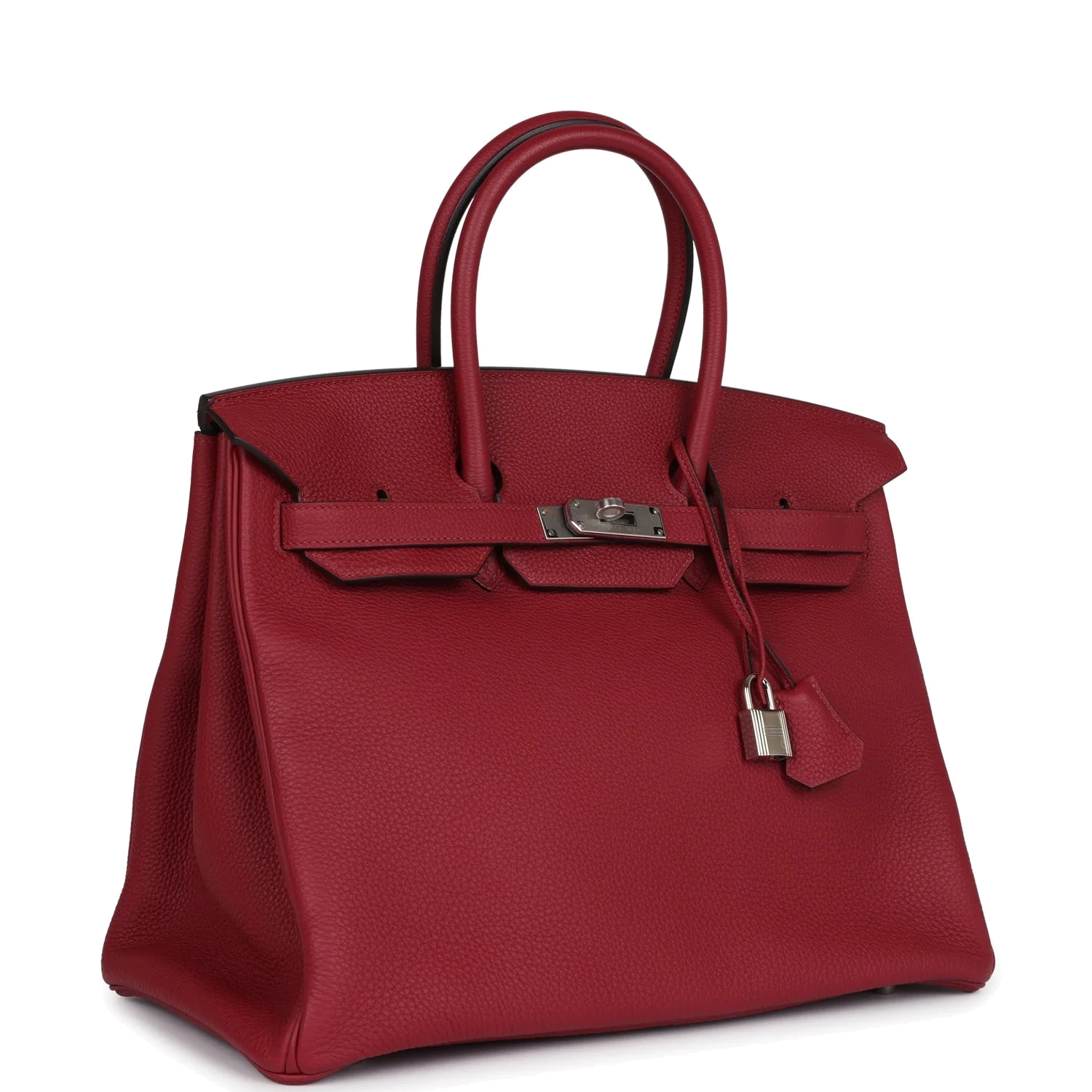 Hermes Birkin 35 Rouge Grenat Togo Palladium Hardware Красный гранат — фото 3