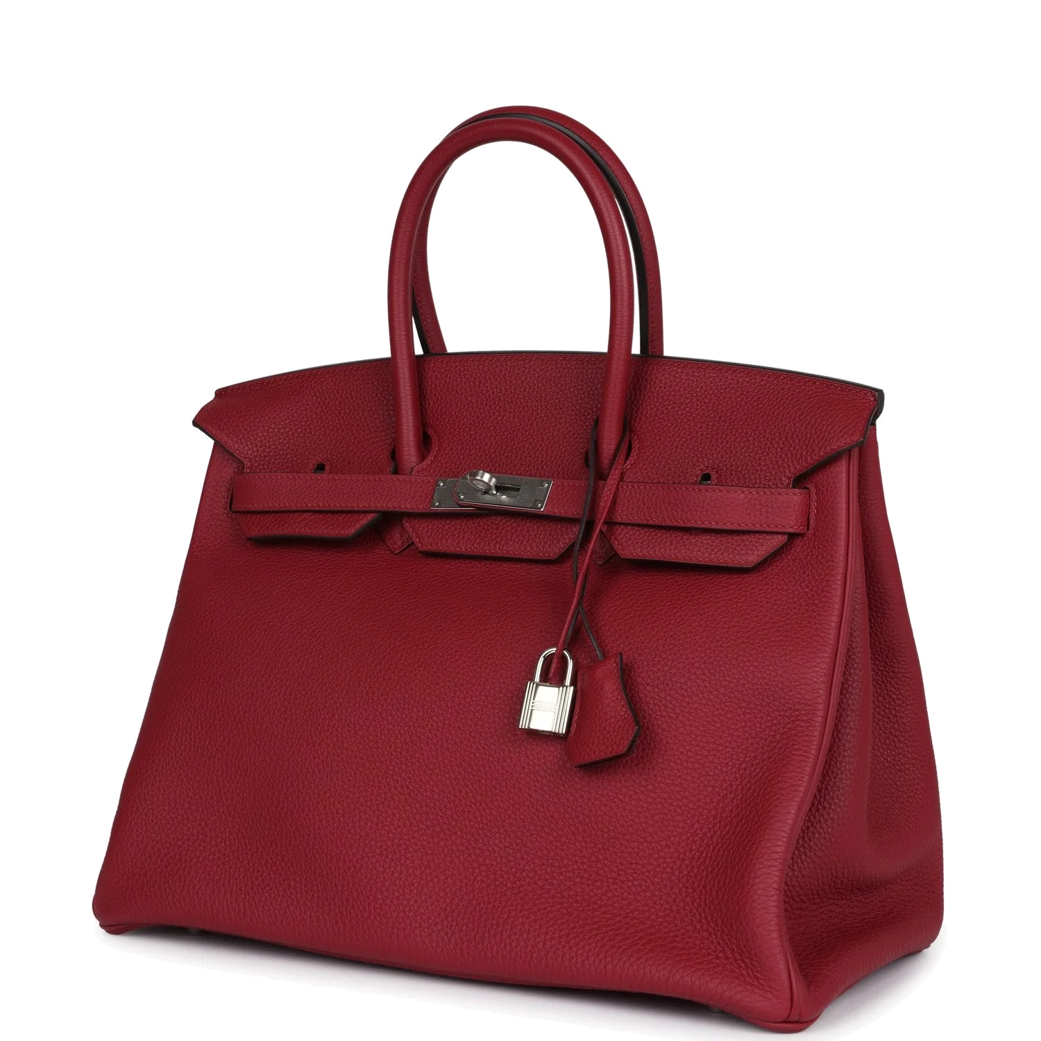 Hermes Birkin 35 Rouge Grenat Togo Palladium Hardware Красный гранат — фото 6