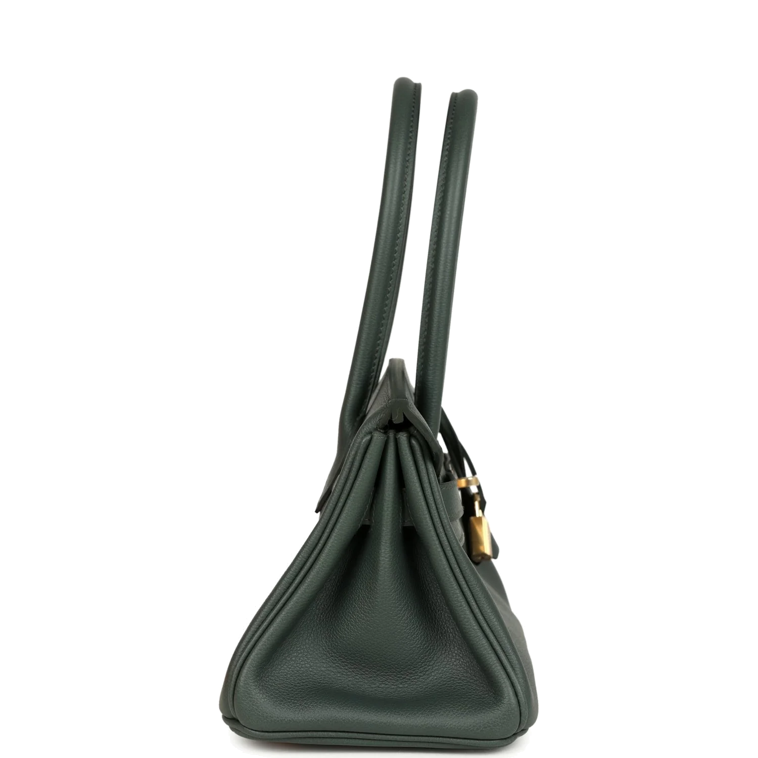 Hermes Shoulder Birkin Light 29 Vert Mangrove Evercolor Permabrass Hardware — фото 4