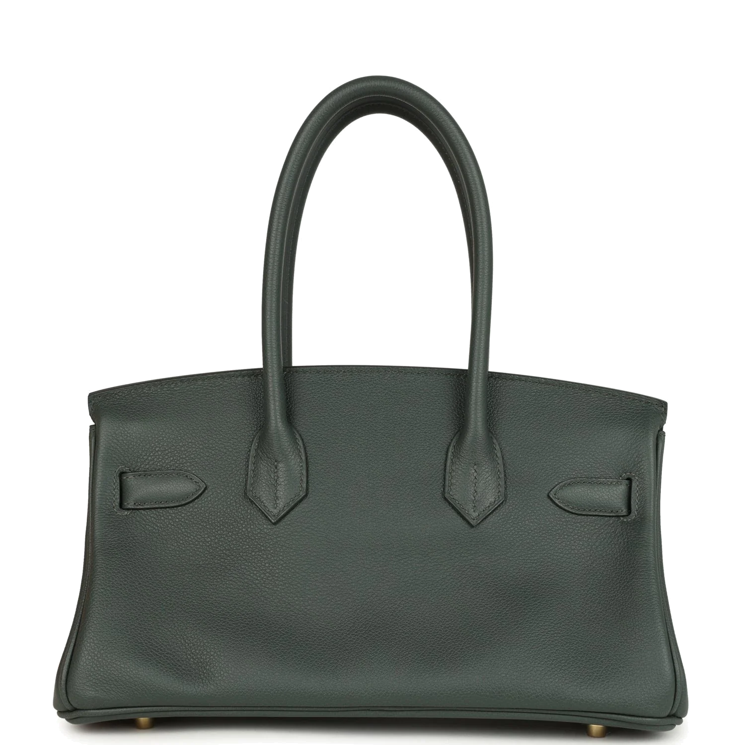 Hermes Shoulder Birkin Light 29 Vert Mangrove Evercolor Permabrass Hardware — фото 5