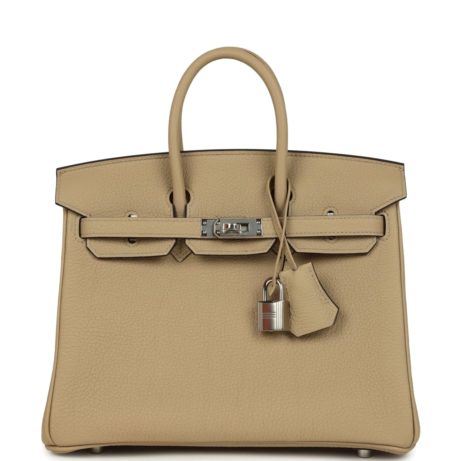 Hermes Birkin 25 Trench Togo Palladium Hardware Тренч Togo — фото 2