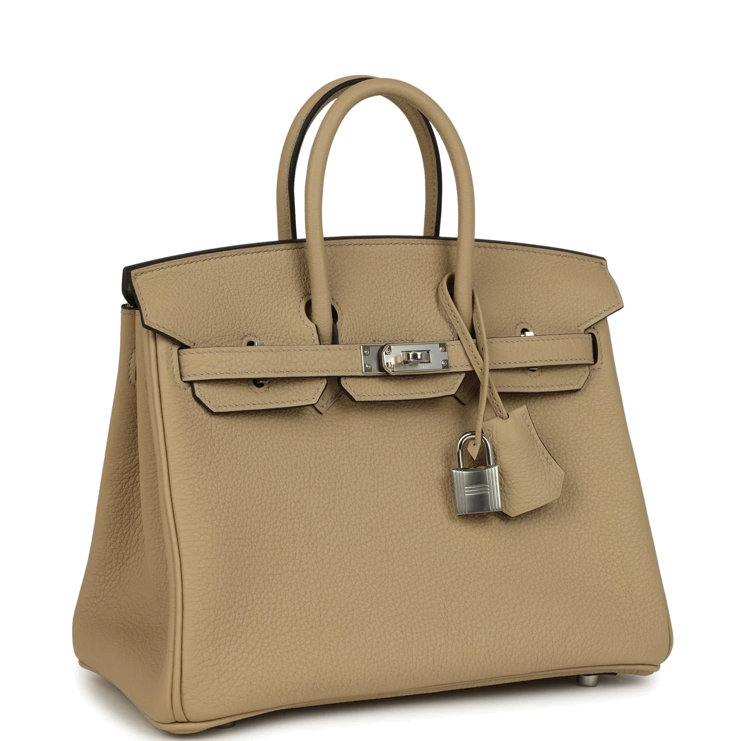 Hermes Birkin 25 Trench Togo Palladium Hardware Тренч Togo — фото 3