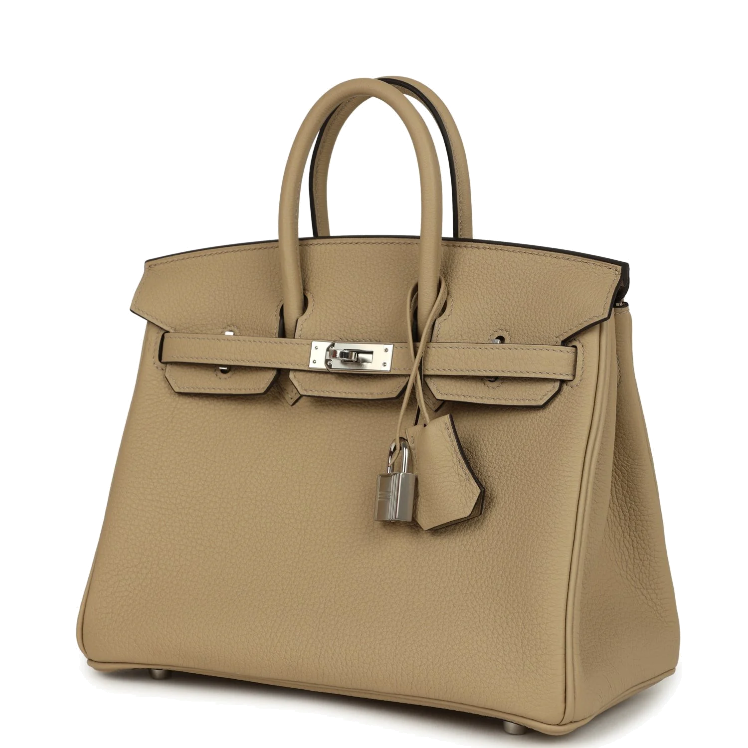 Hermes Birkin 25 Trench Togo Palladium Hardware Тренч Togo — фото 6