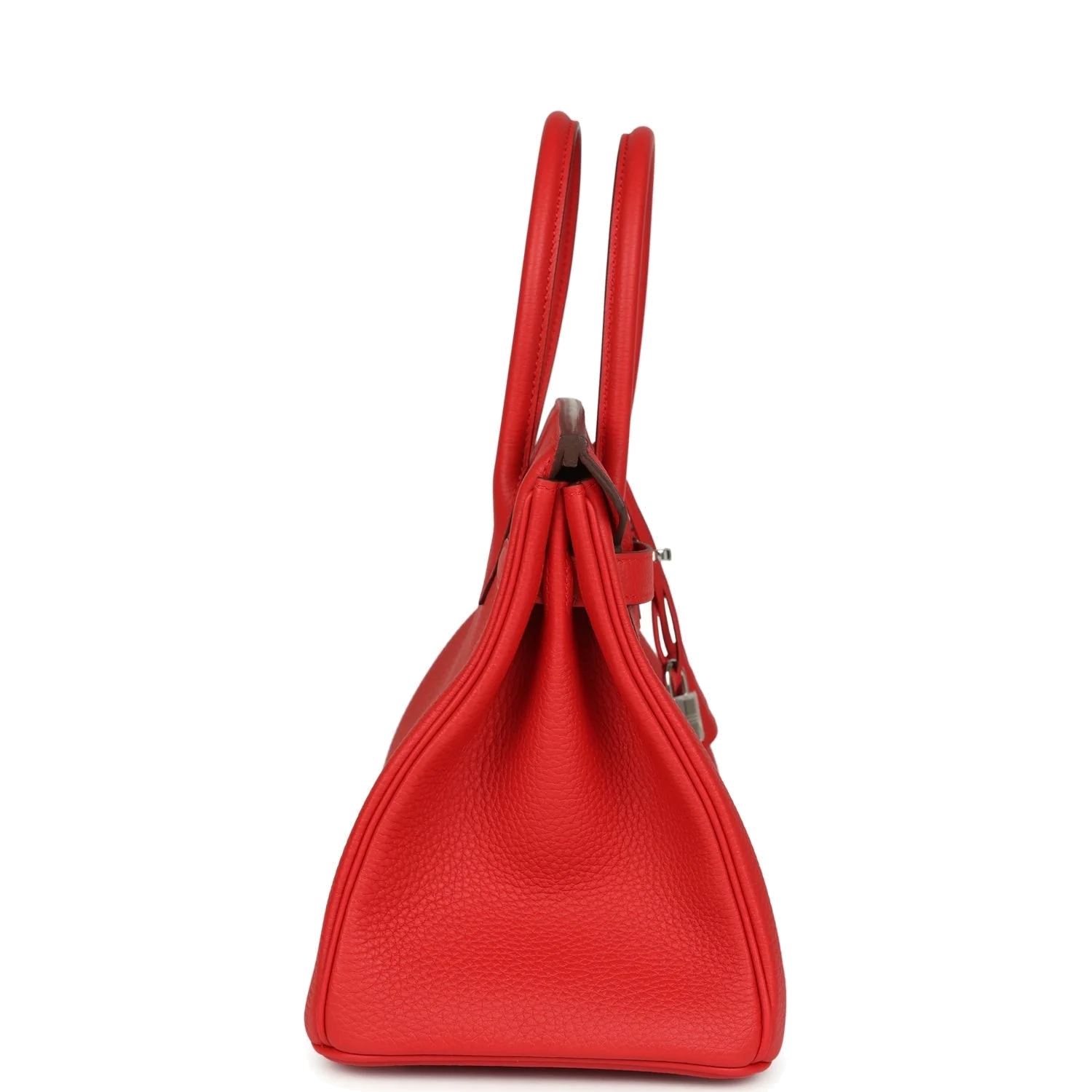 Hermes Birkin 30 Rouge Radieux Togo Palladium Hardware Красный лучезарный — фото 4