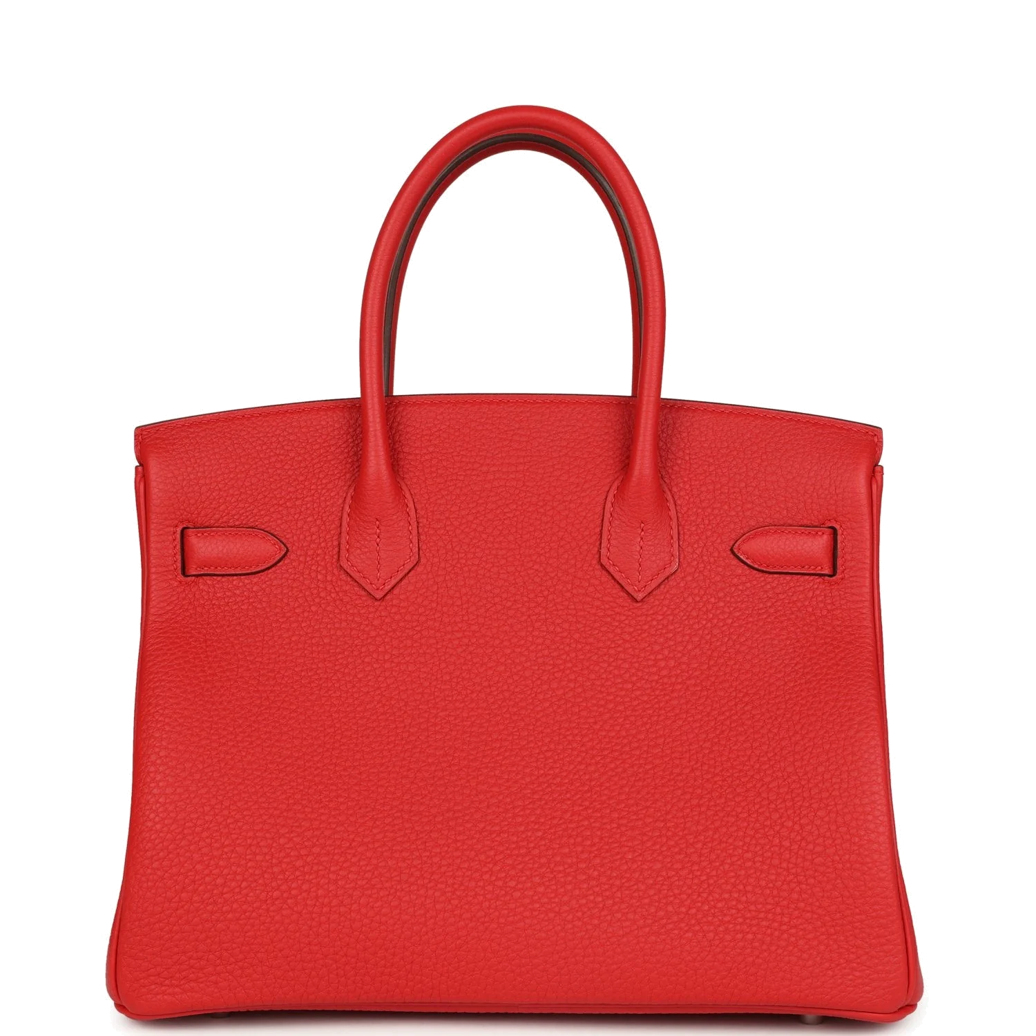 Hermes Birkin 30 Rouge Radieux Togo Palladium Hardware Красный лучезарный — фото 5