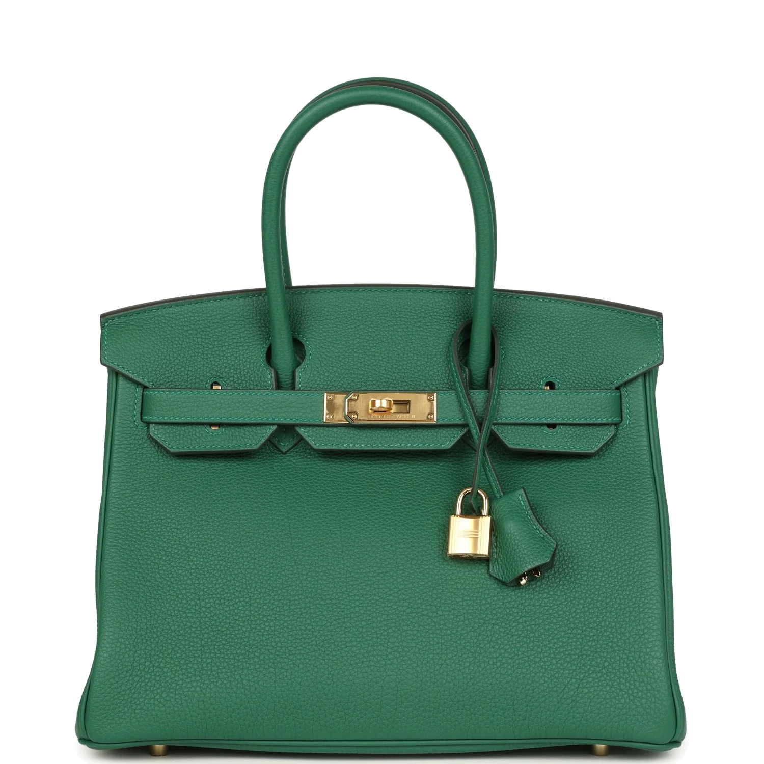 Hermes Birkin 30 Vert Moyen Togo Gold Hardware