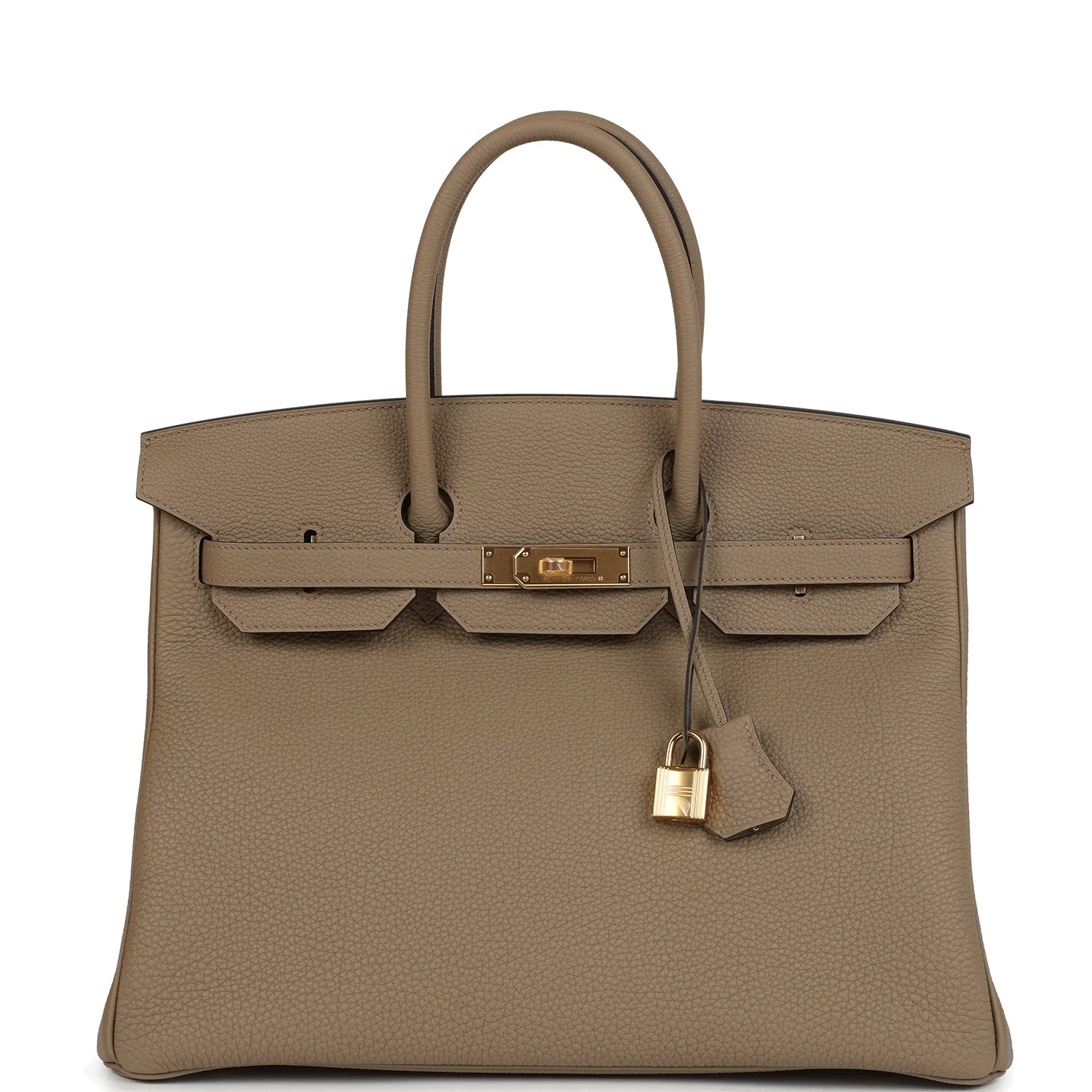 Hermes Birkin 35 Beige Marfa Togo Gold Hardware Бежевый Марфа — фото 2