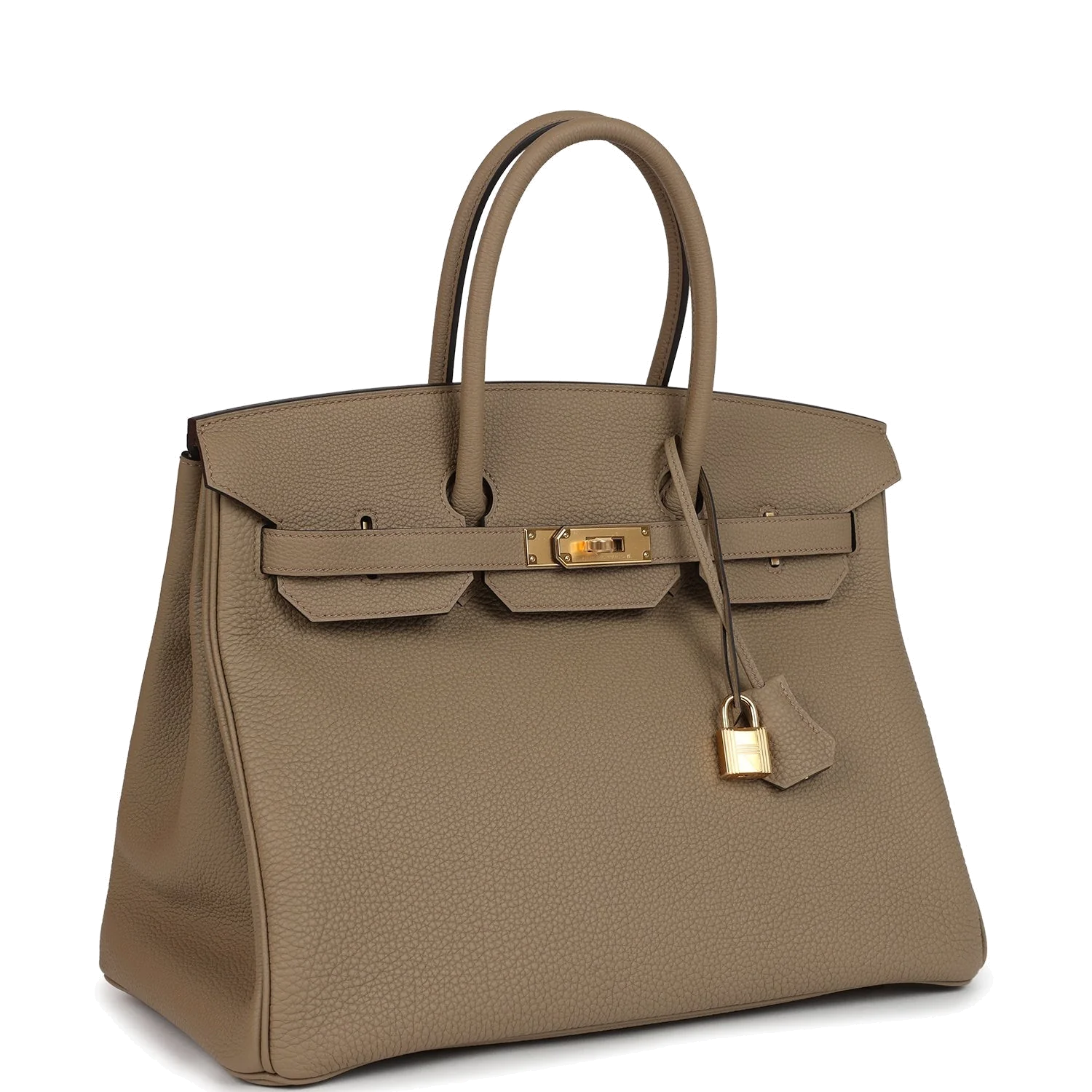 Hermes Birkin 35 Beige Marfa Togo Gold Hardware Бежевый Марфа — фото 3