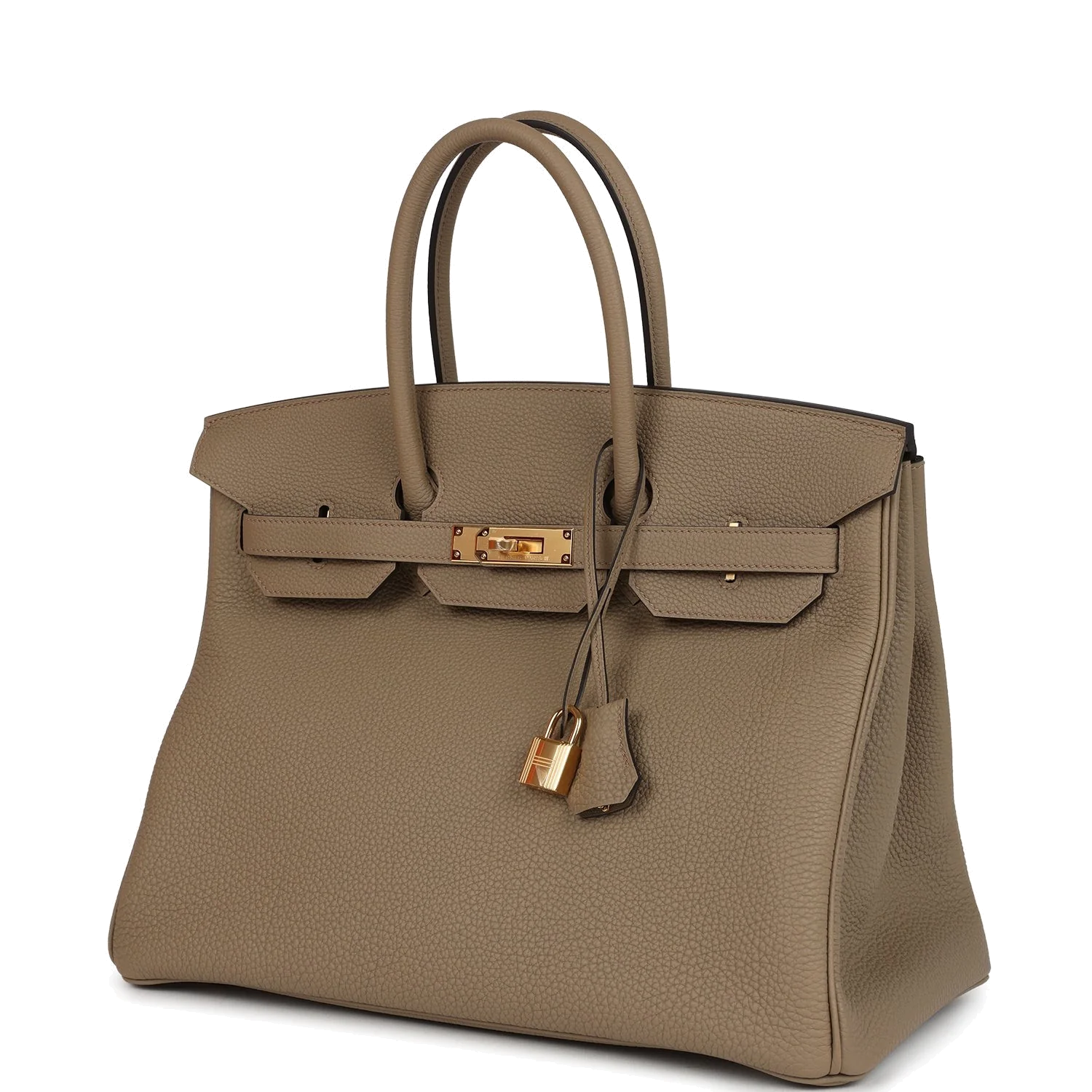 Hermes Birkin 35 Beige Marfa Togo Gold Hardware Бежевый Марфа — фото 6