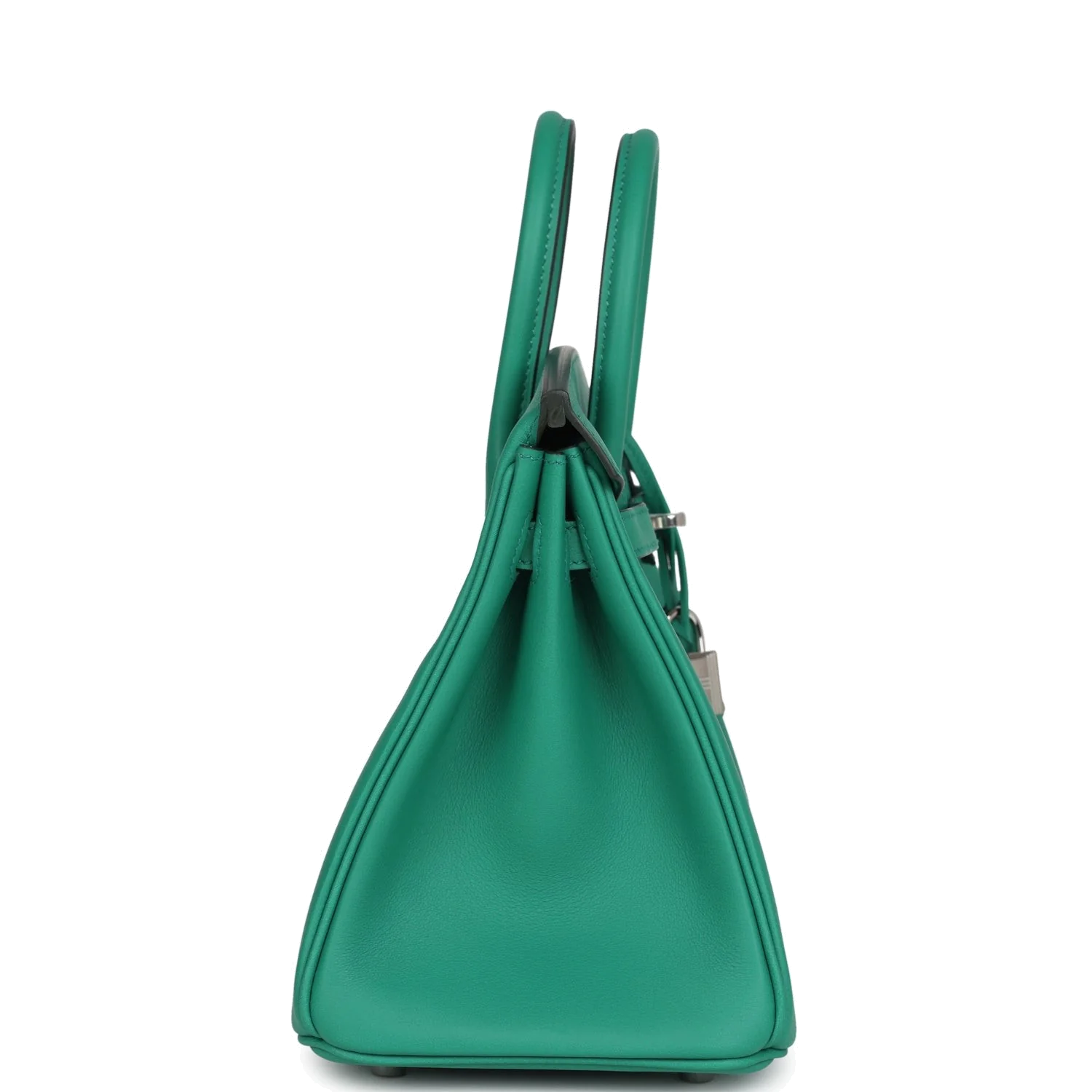 Hermes Birkin 25 Vert Vertigo Verso Swift Palladium Hardware Зеленый вертиго — фото 5
