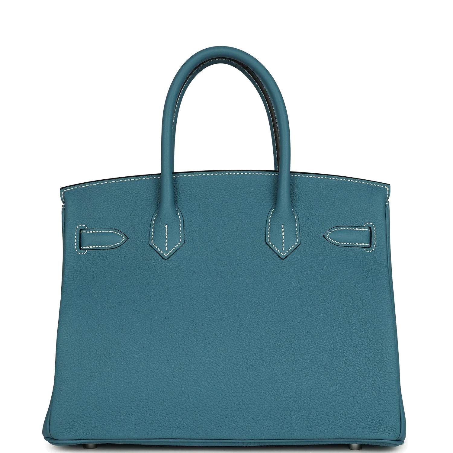 Hermes Birkin 30 Blue Jean Togo Palladium Hardware Голубой джинс — фото 6