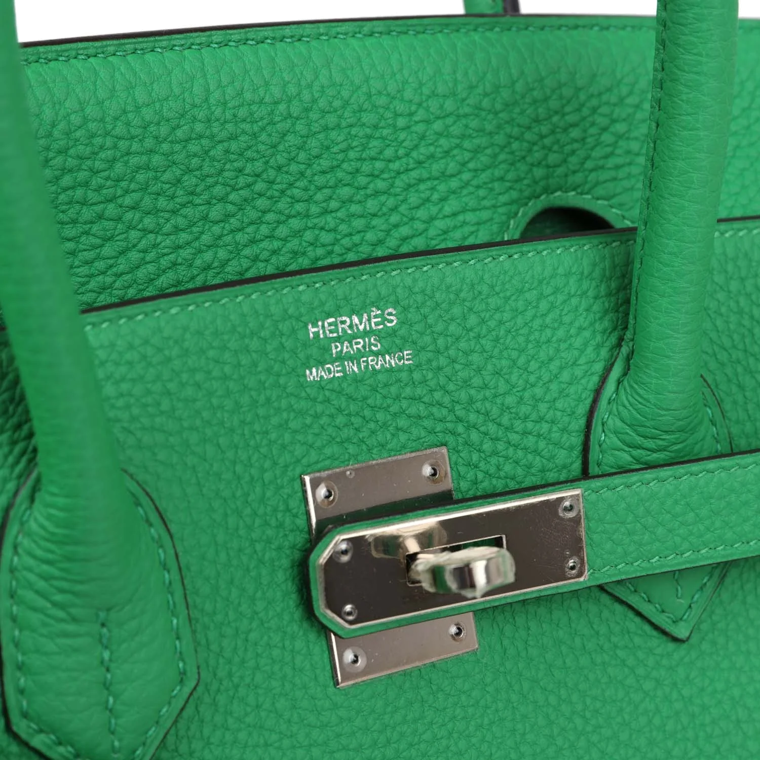 Hermes Birkin 35 Bambou Togo Palladium Hardware Бамбу Togo — фото 8