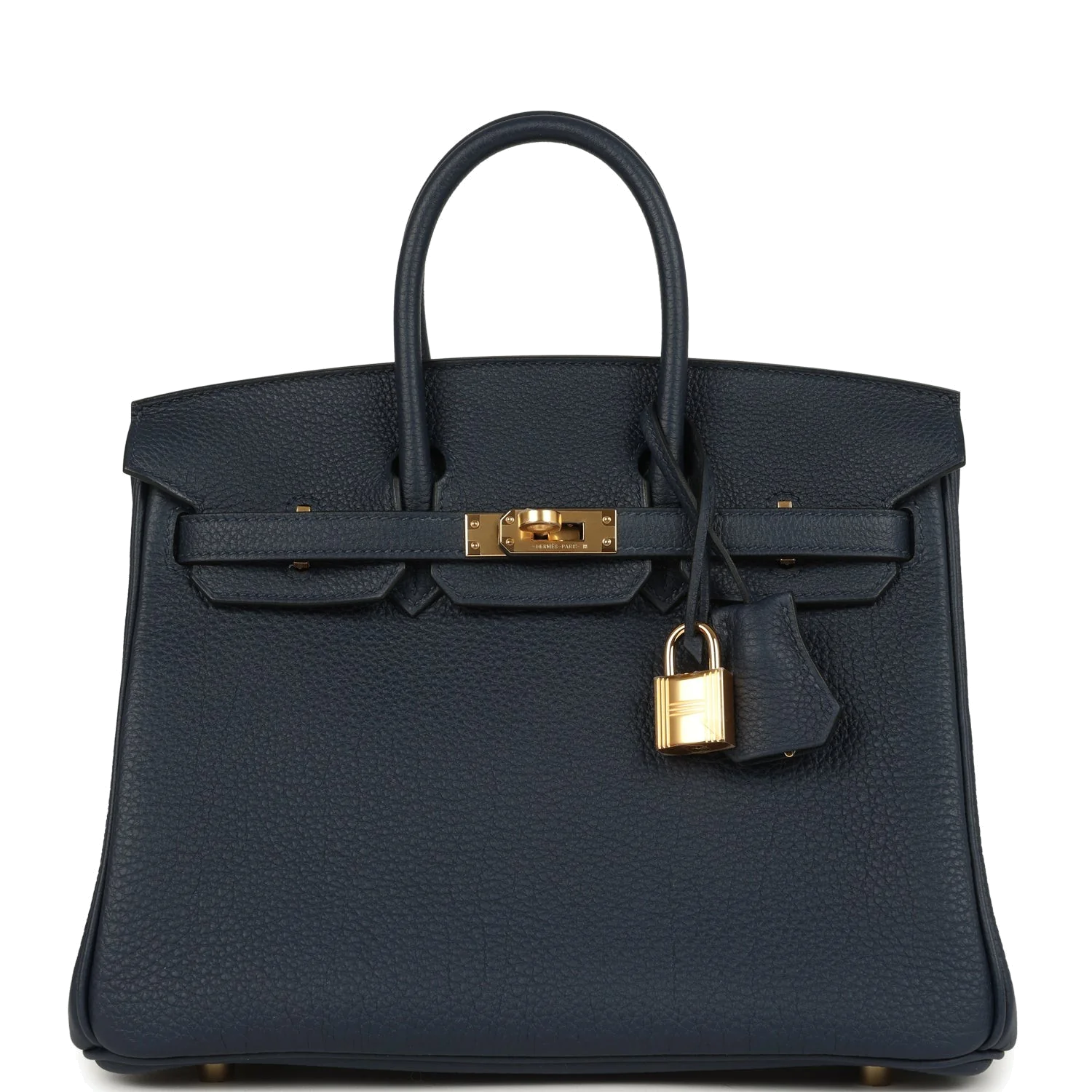 Hermes Birkin 25 Bleu Abysse Togo Gold Hardware Синий Абисс — фото 2