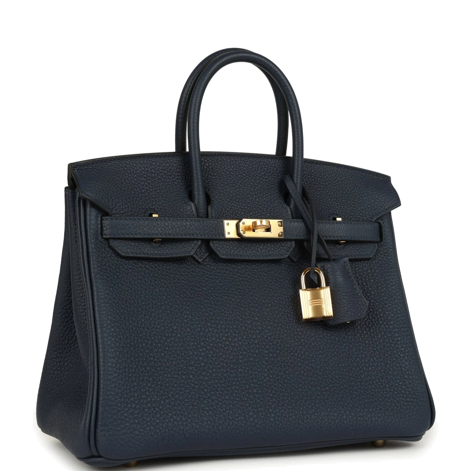 Hermes Birkin 25 Bleu Abysse Togo Gold Hardware Синий Абисс — фото 3