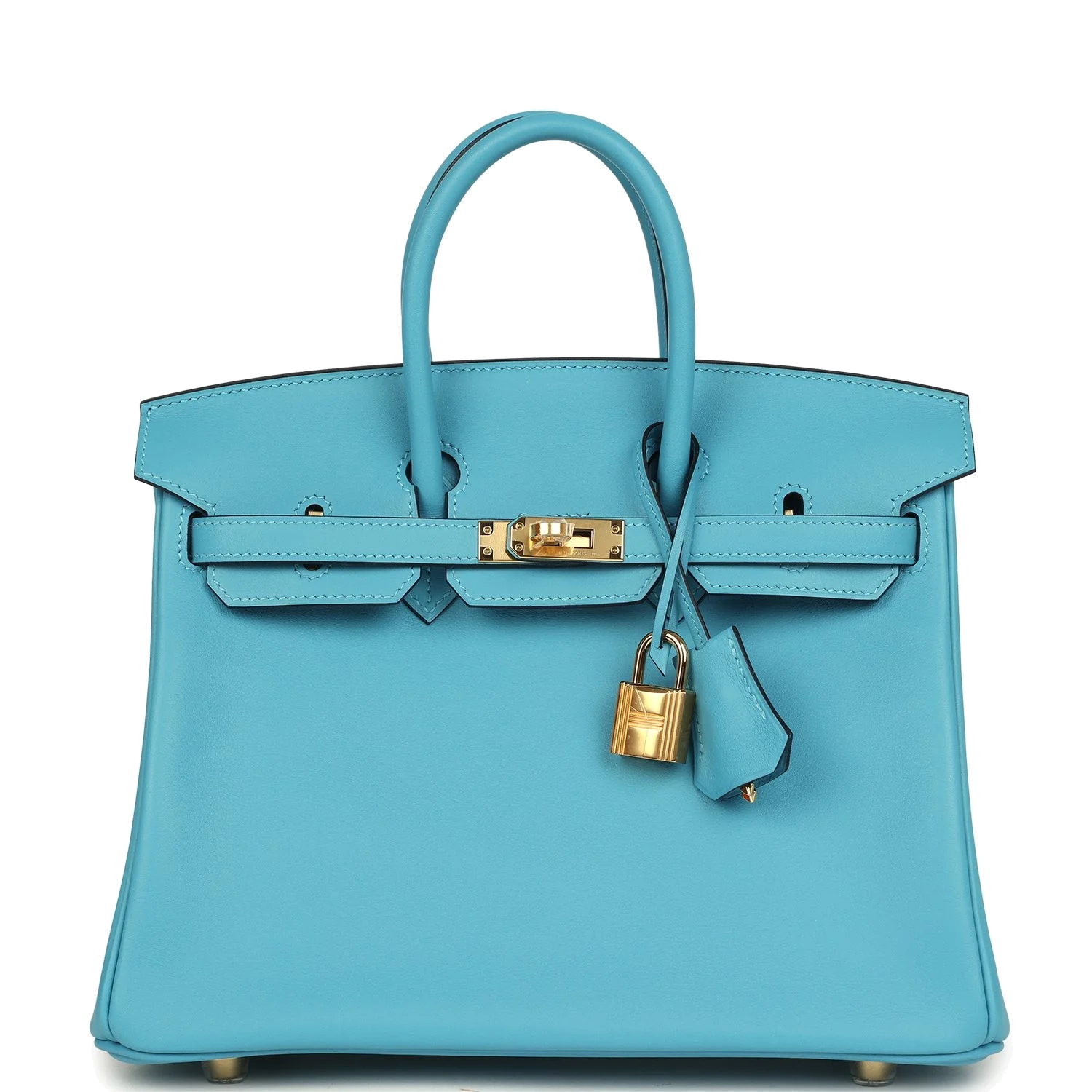 Hermes Birkin 25 Bleu Du Nord Swift Gold Hardware Синий Du — фото 2
