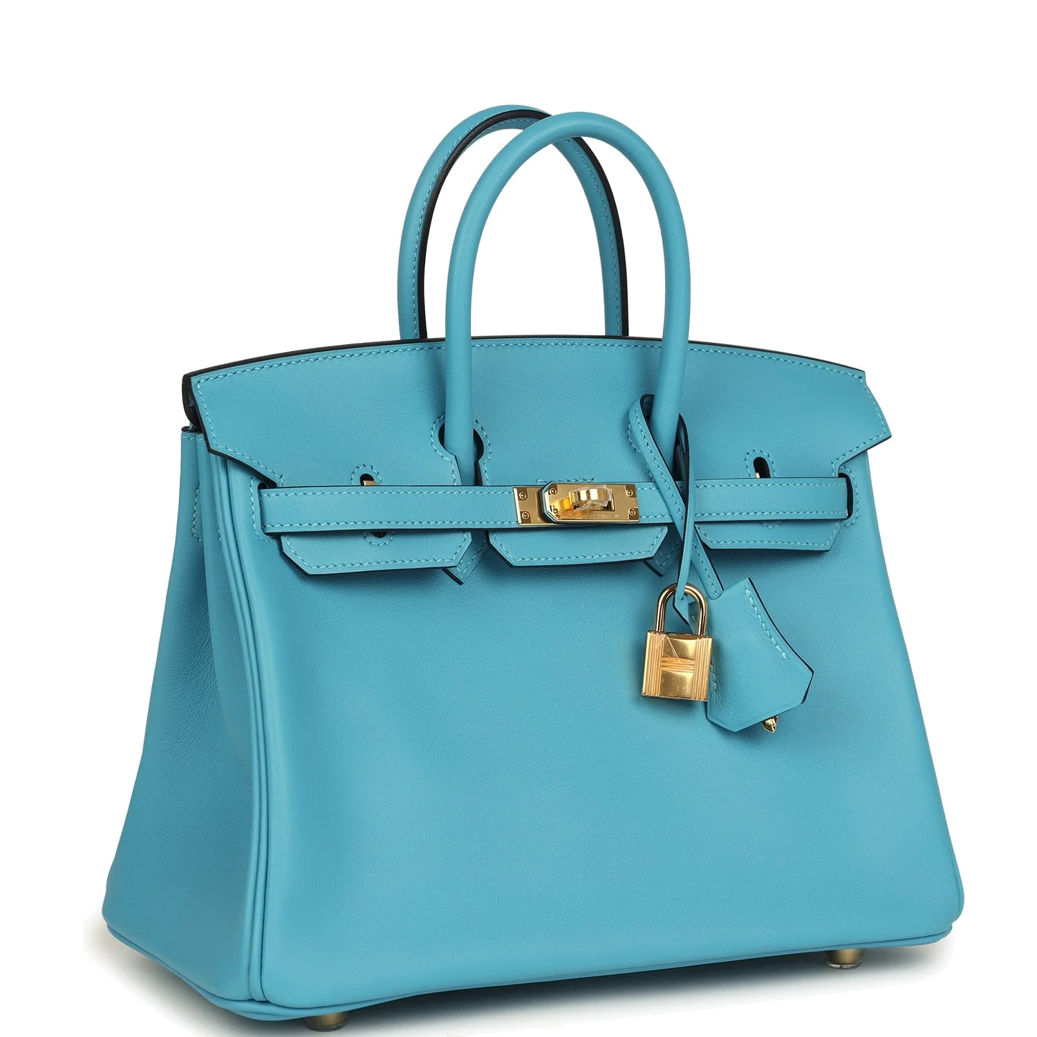 Hermes Birkin 25 Bleu Du Nord Swift Gold Hardware Синий Du — фото 3
