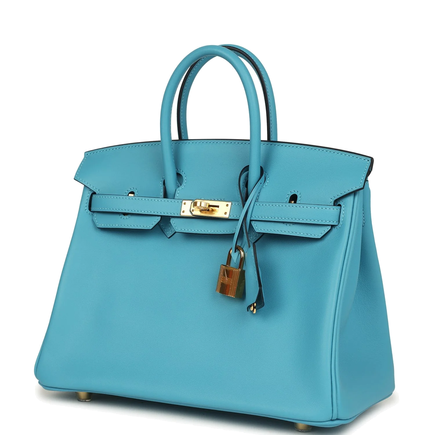 Hermes Birkin 25 Bleu Du Nord Swift Gold Hardware Синий Du — фото 6
