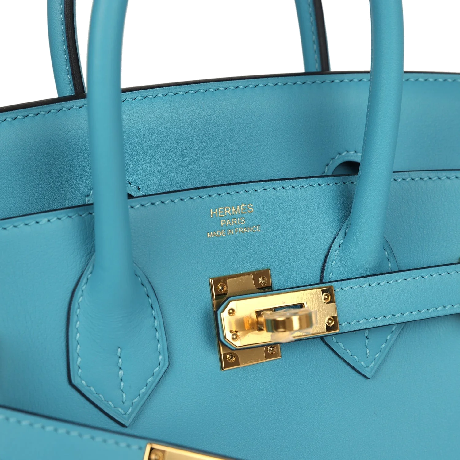 Hermes Birkin 25 Bleu Du Nord Swift Gold Hardware Синий Du — фото 8